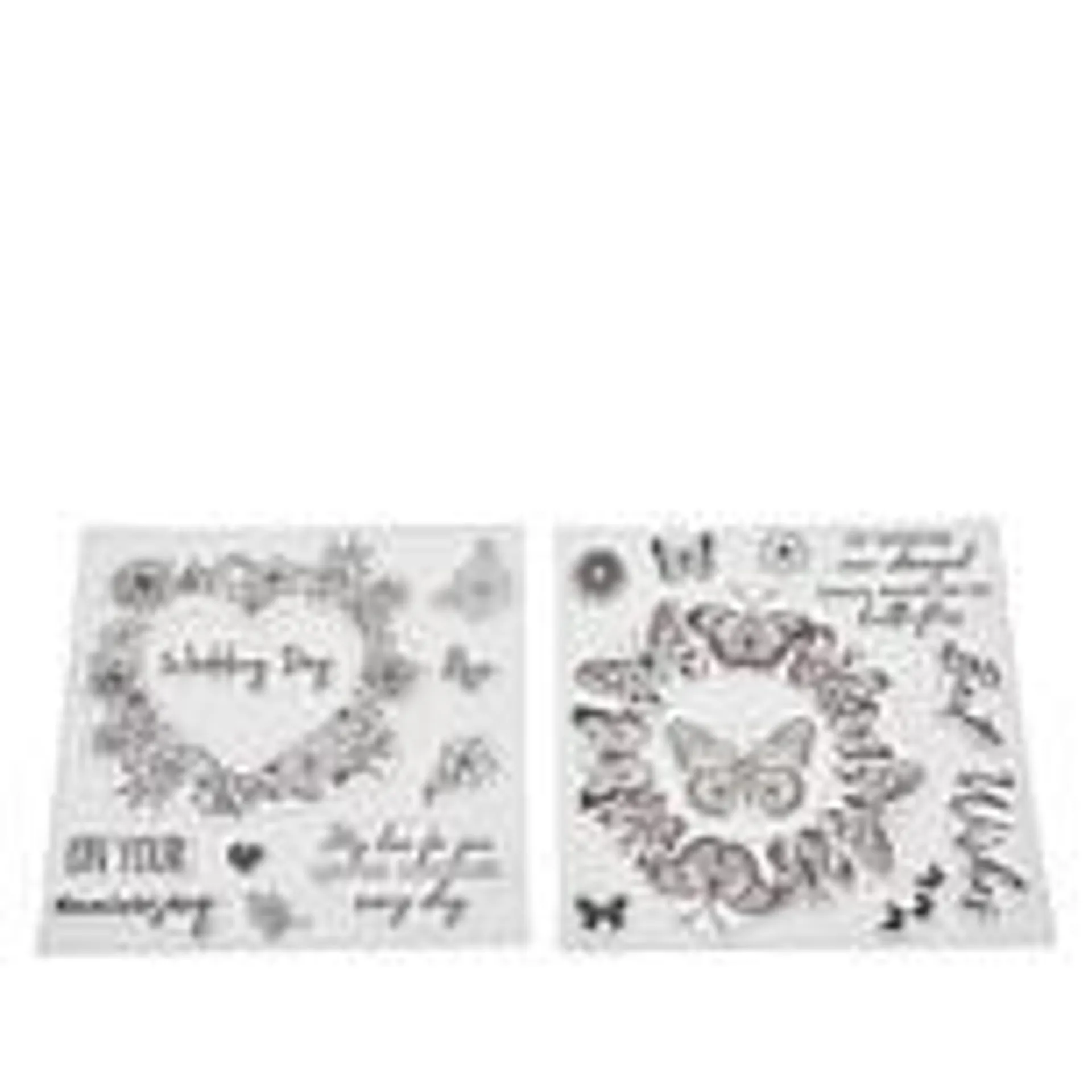Crafter's Companion Rose and Butterflies Aperture Stamps