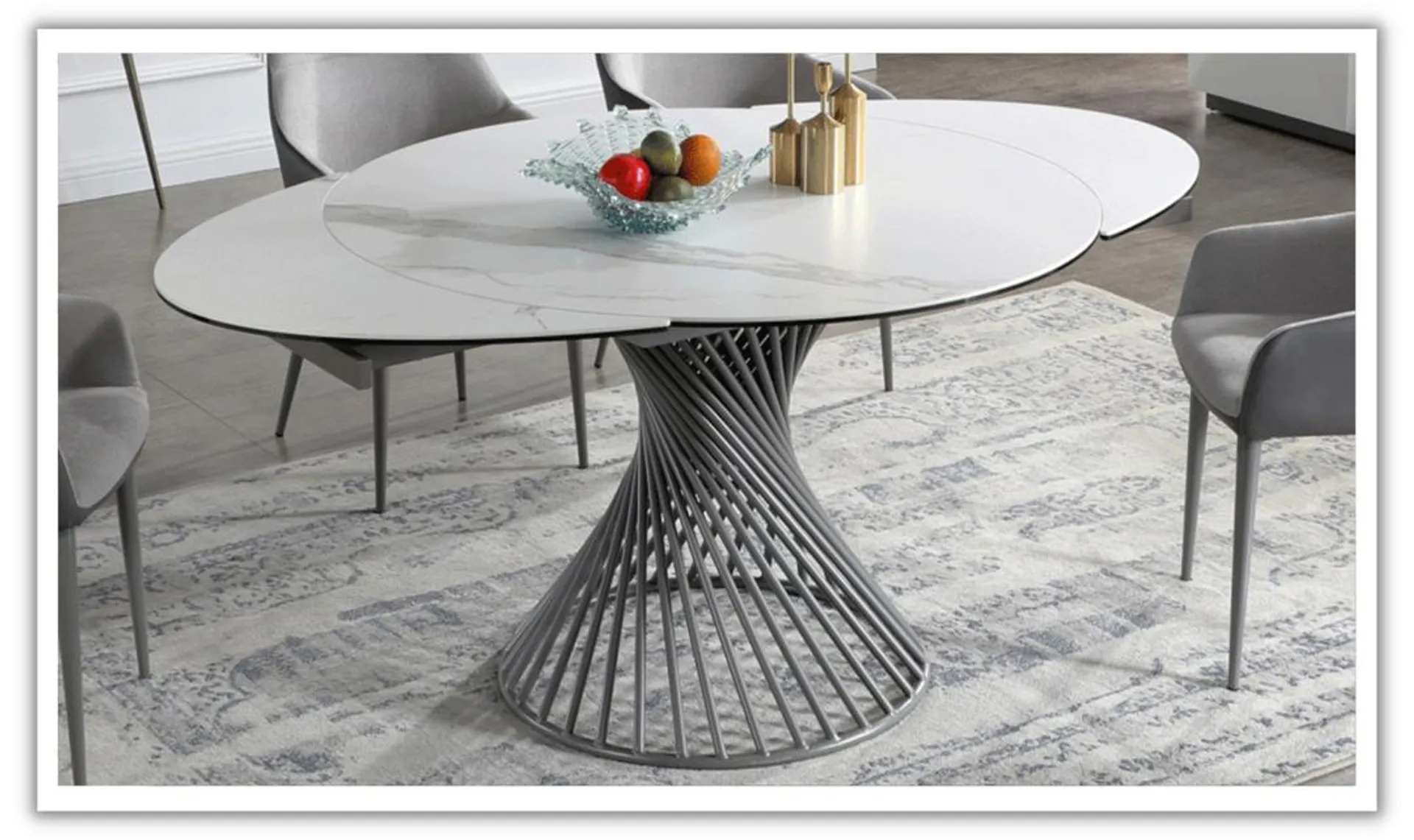 ESF Italia Ariella Round Ceramic Dining Table