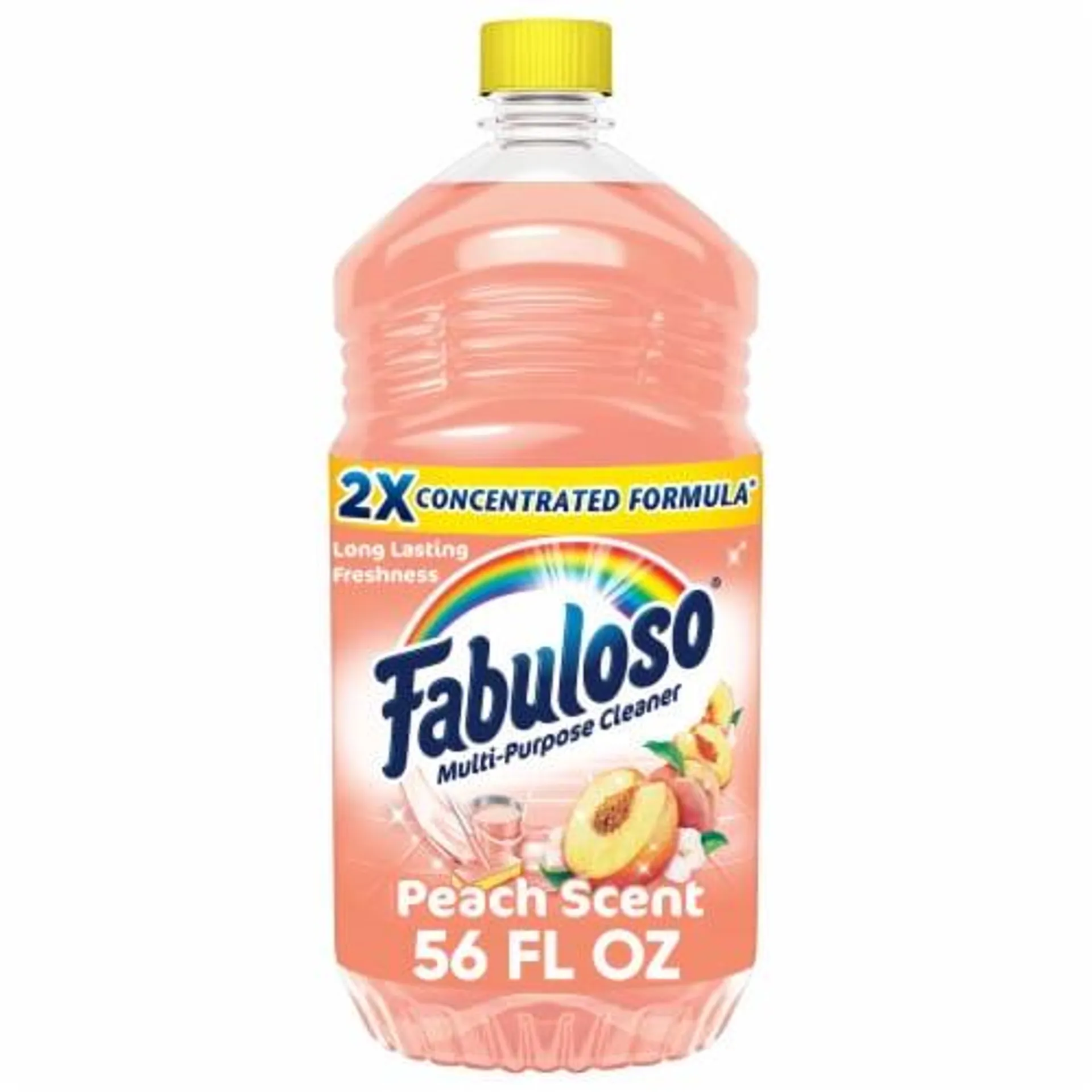Fabuloso Multi Purpose Cleaner 2X Concentrated Formula Floor Cleaner Peach Scent 56 fl oz
