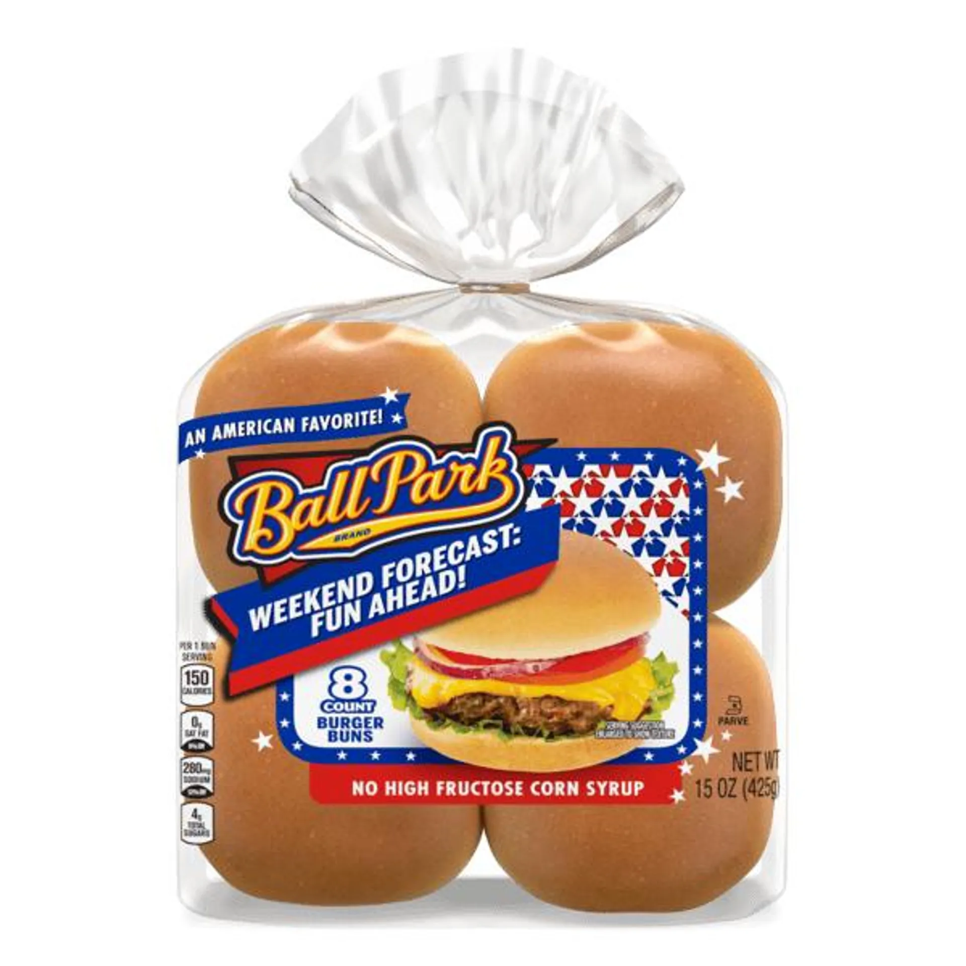 Ball Park White Hamburger Buns 8 Ct