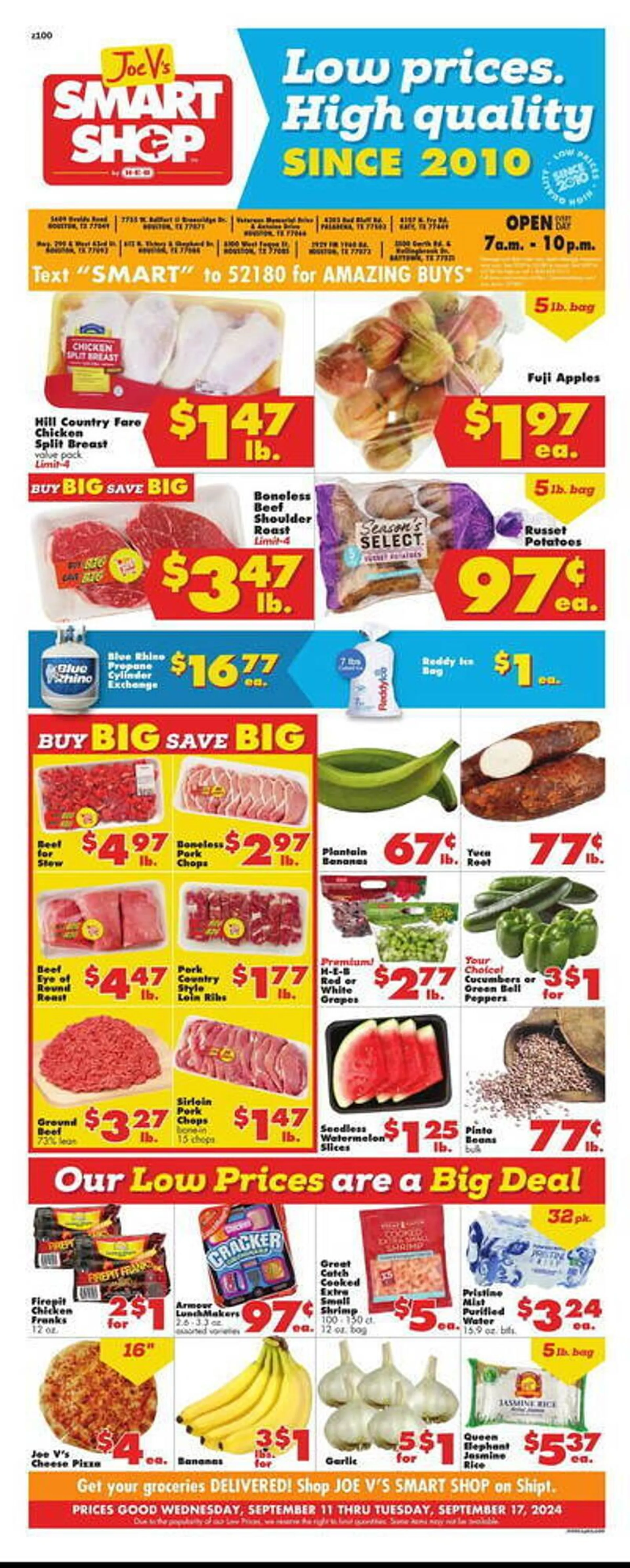 Joe Vs Smart Shop Weekly Ad - 1