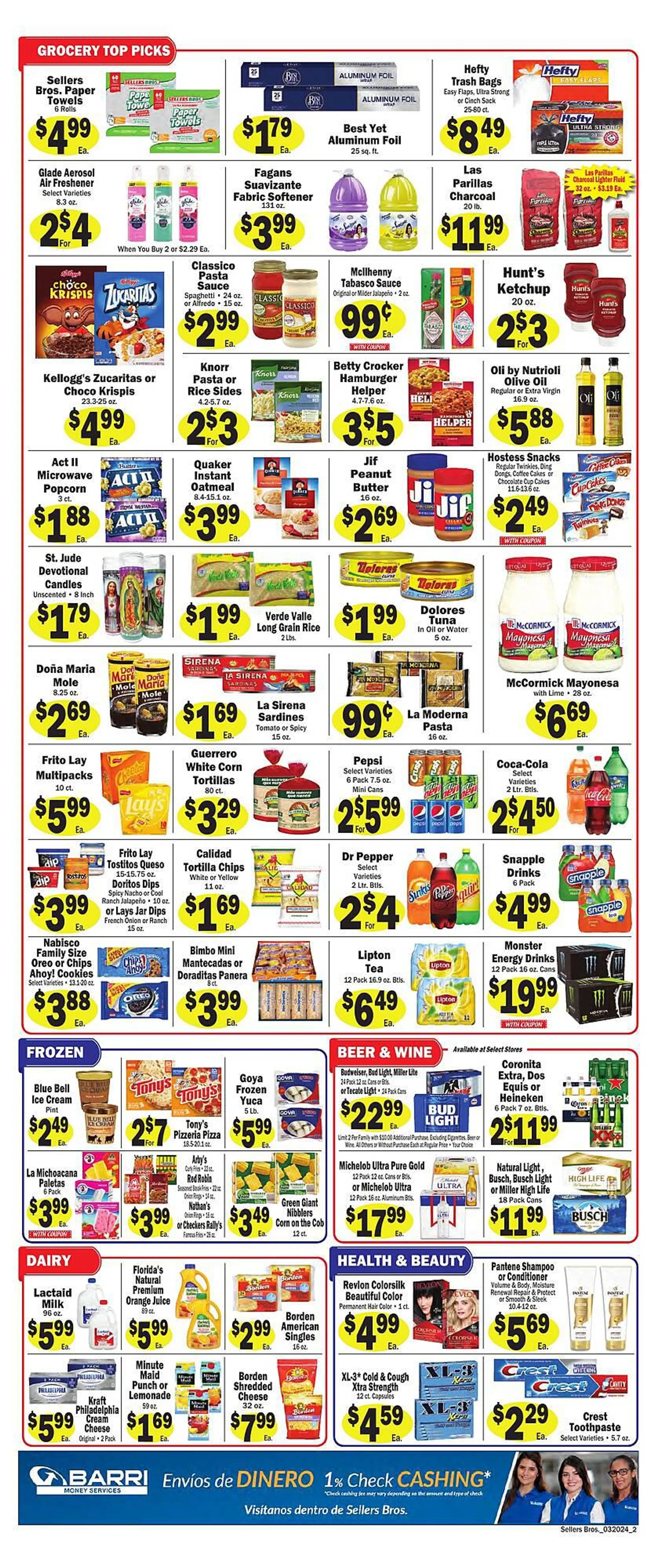 Weekly ad Sellers Bros Weekly Ad from March 20 to March 26 2024 - Page 2