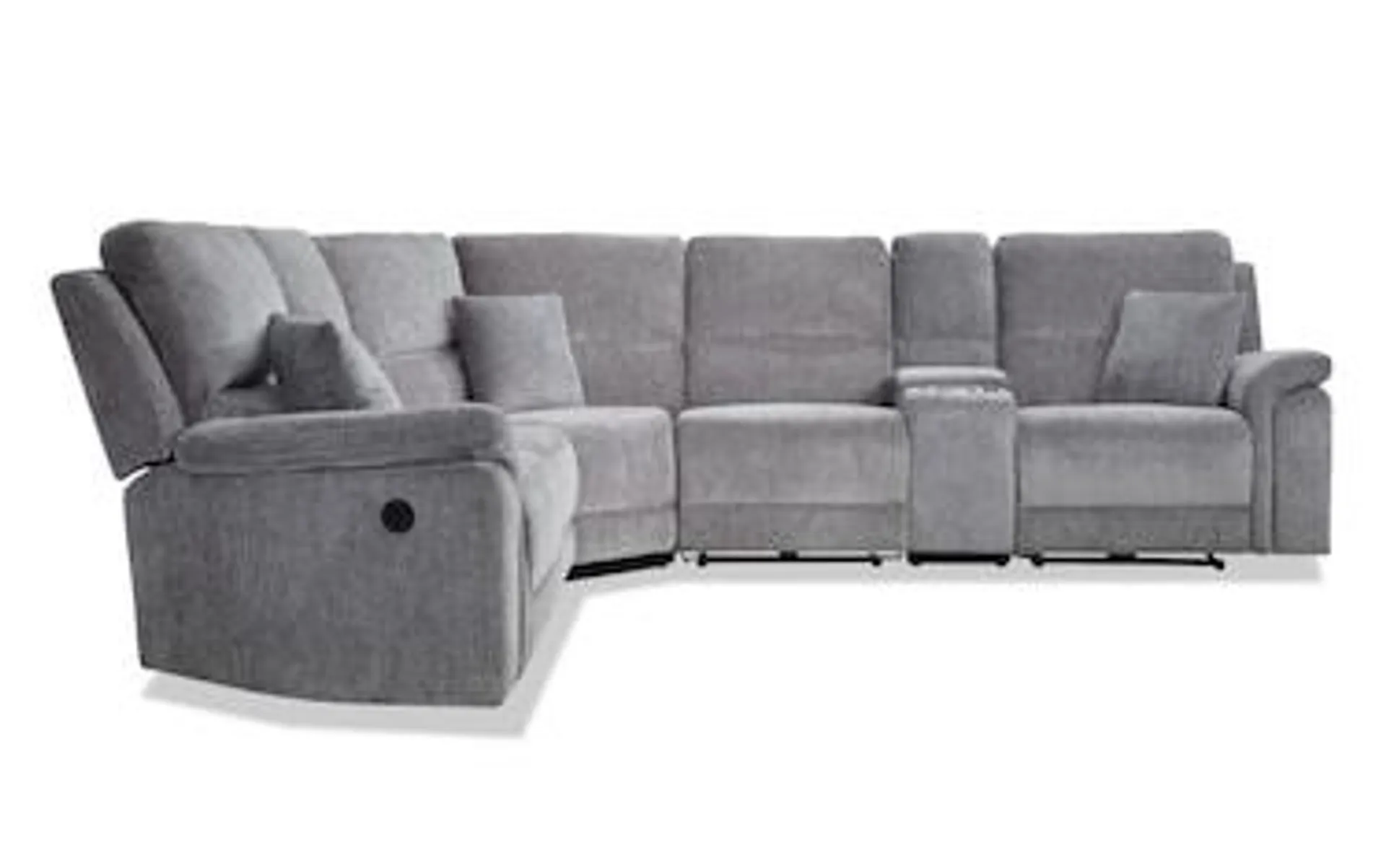 Renegade Gray 6 Piece Power Reclining Sectional