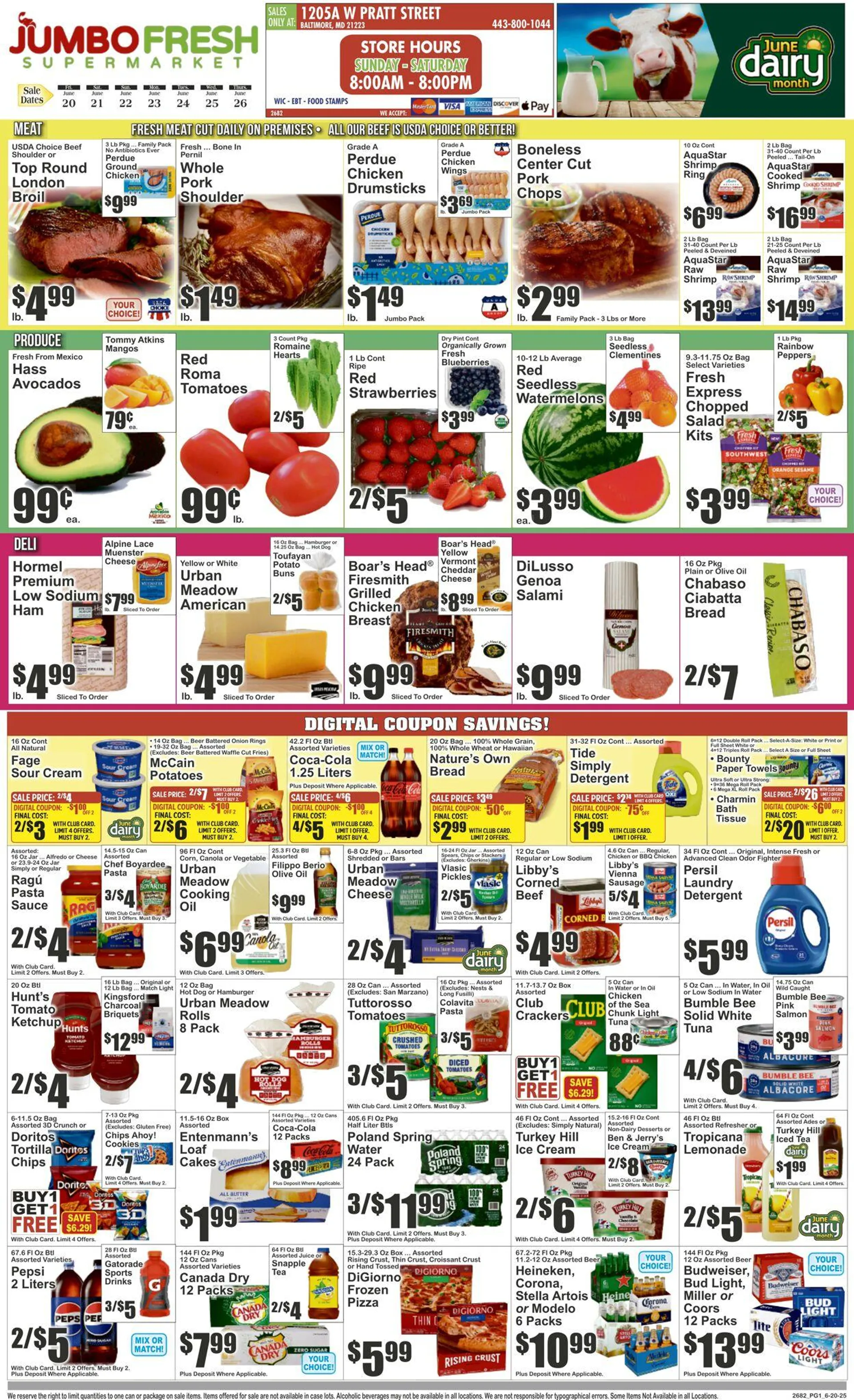 Weekly ad Key Food Current weekly ad from June 20 to June 26 2025 - Page 1