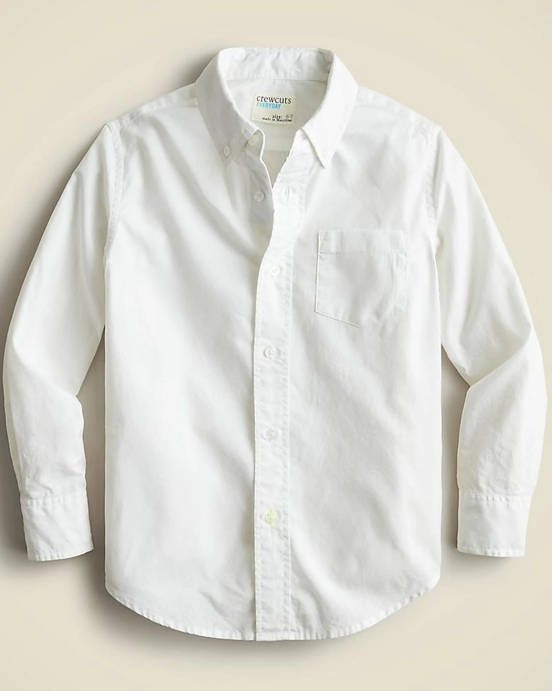 Kids' stretch poplin button-down