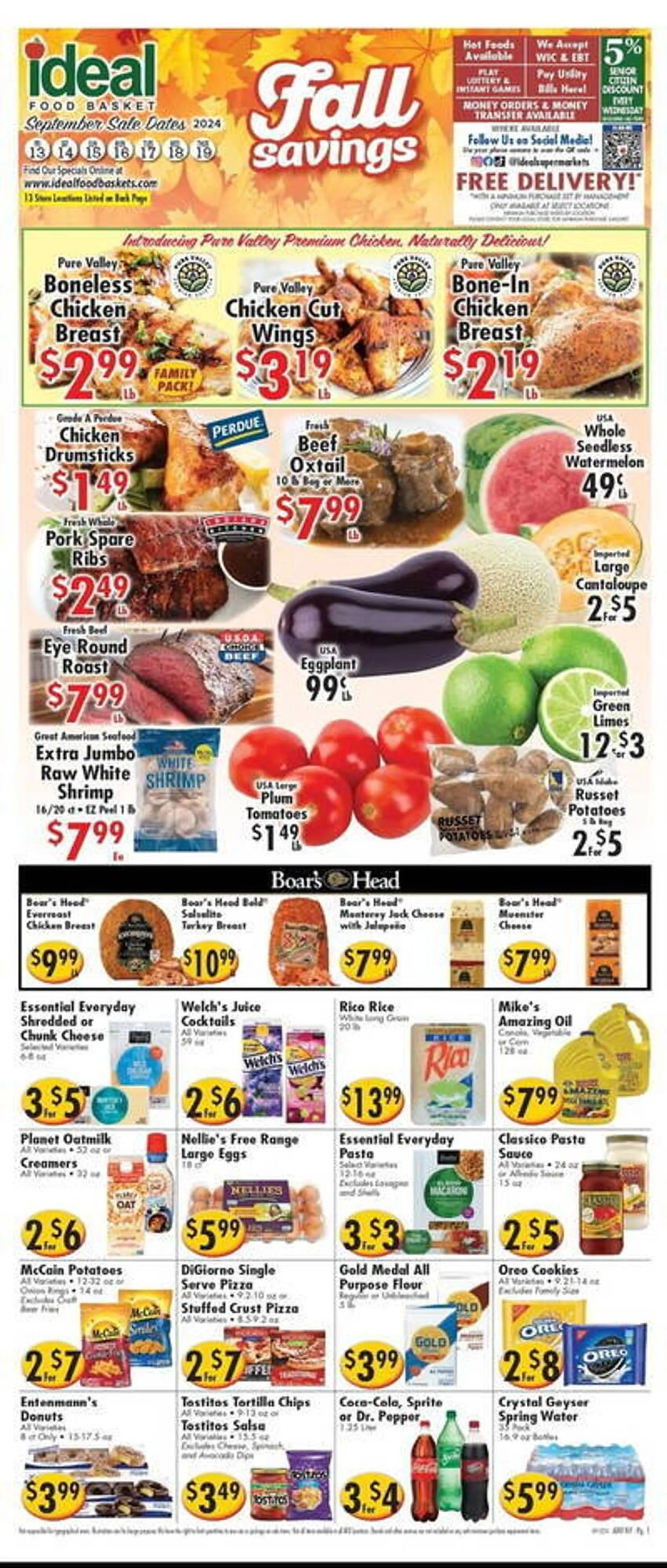 Ideal Food Basket Weekly Ad - 1