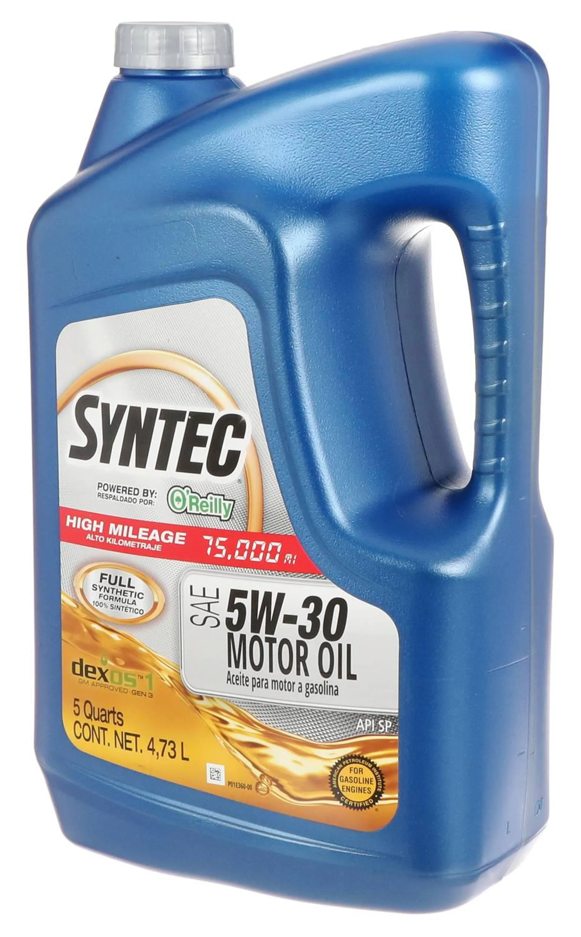 SYNTEC Full Synthetic Motor Oil 5W-30 5 Quart - HISYN5-30-5QT