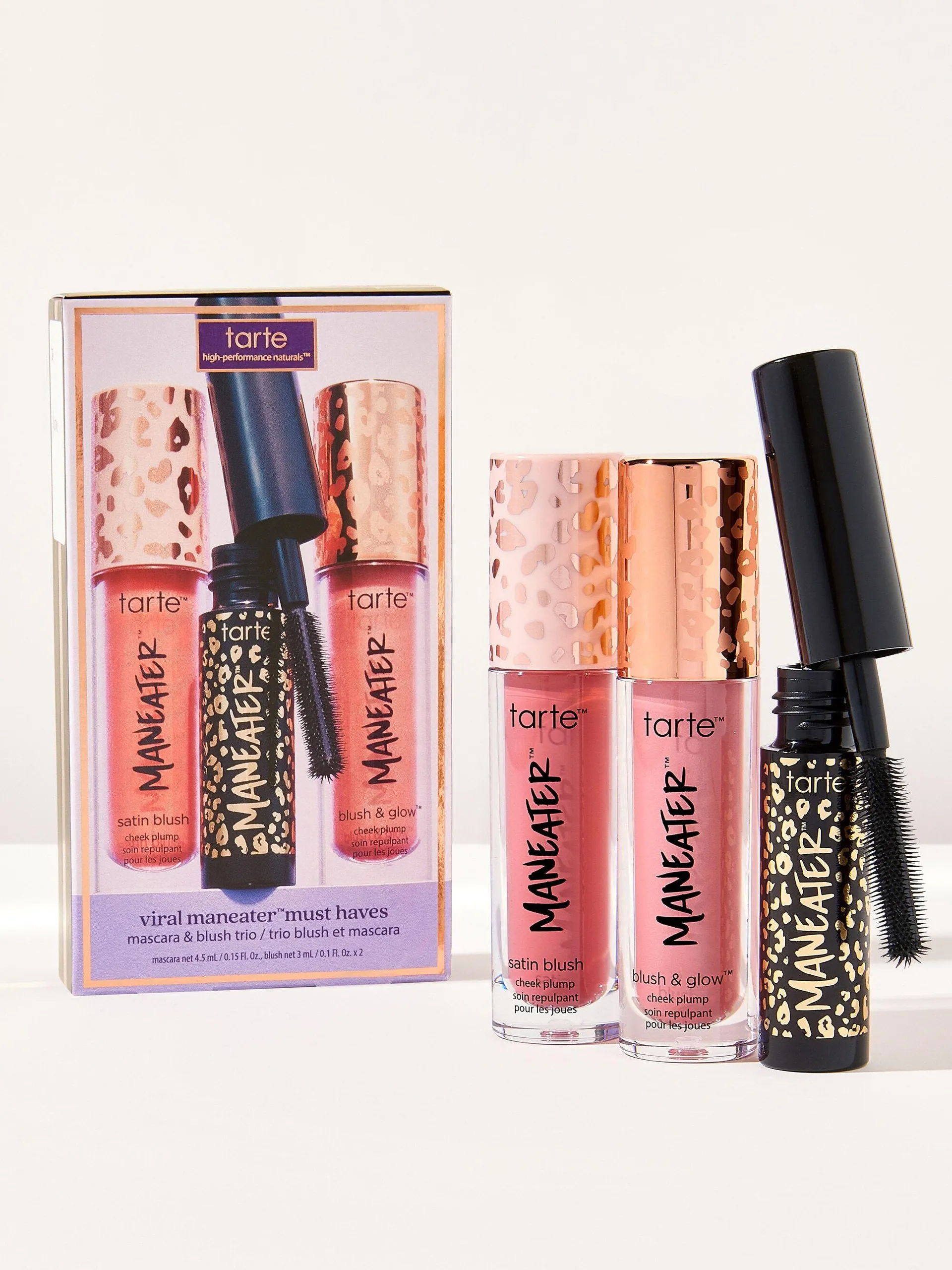 viral maneater™ must-haves mascara & blush trio