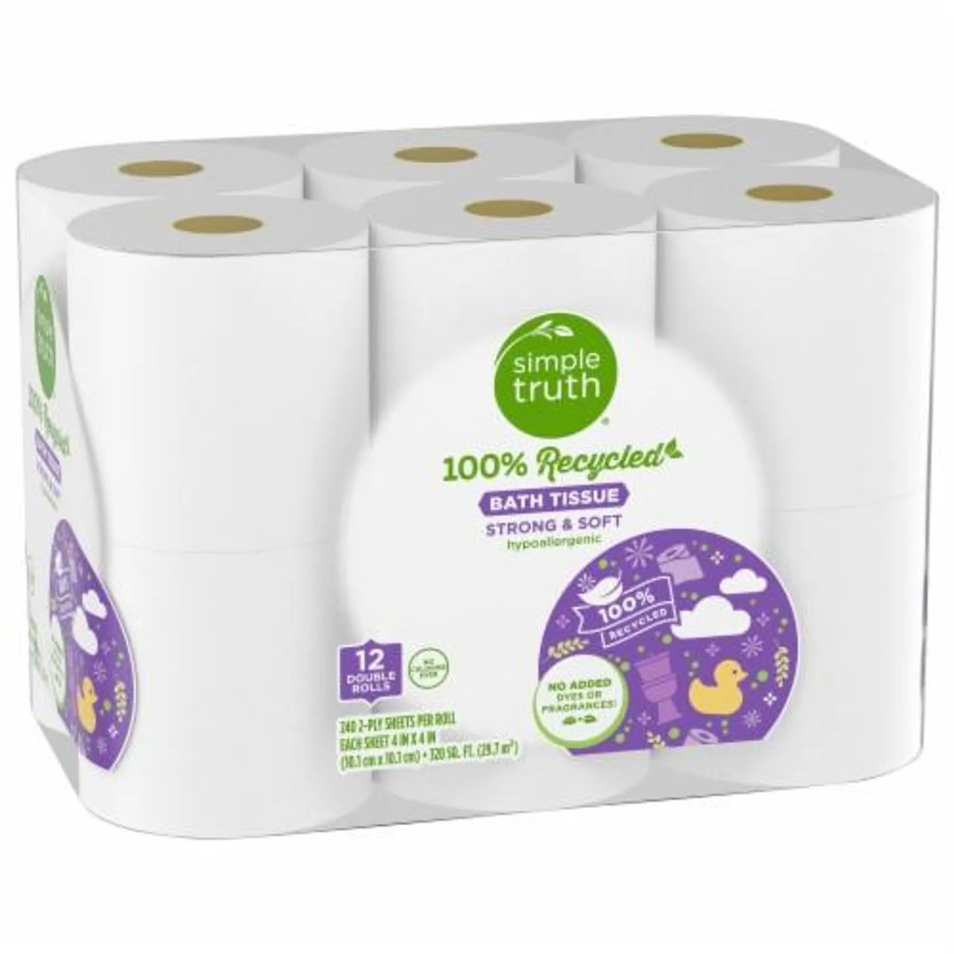 Simple Truth® Toilet Paper 100% Recycled Double Roll