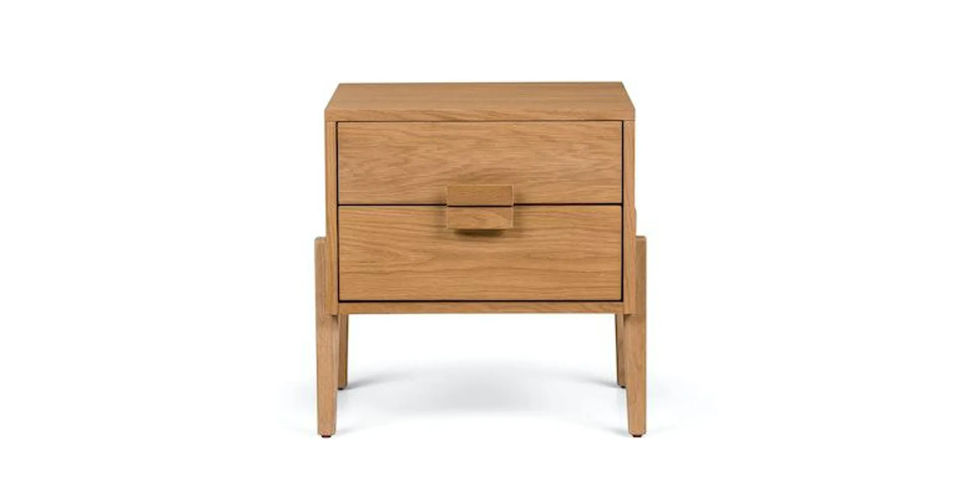 Vireo Oak 2-Drawer Nightstand