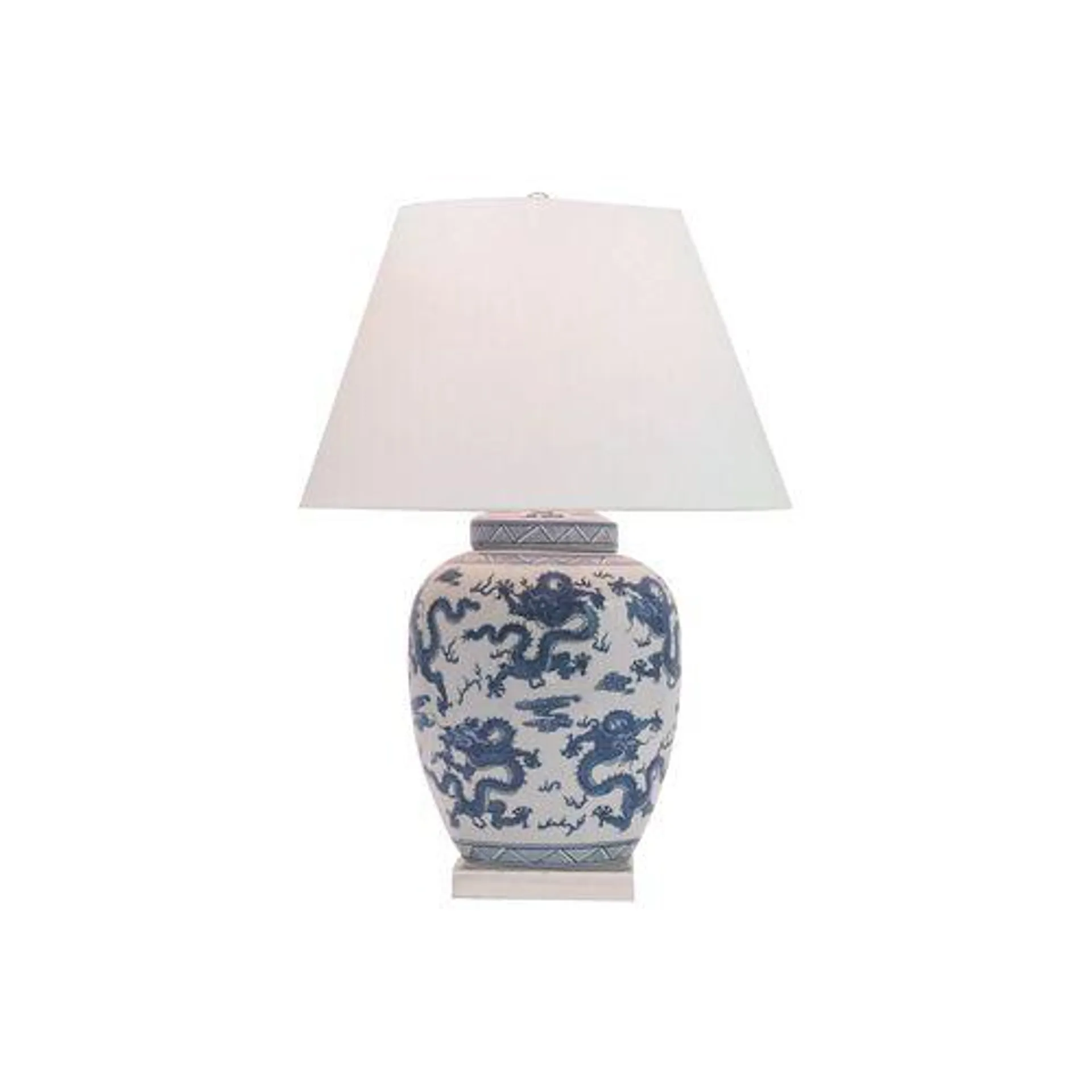 Dragon Table Lamp, Blue