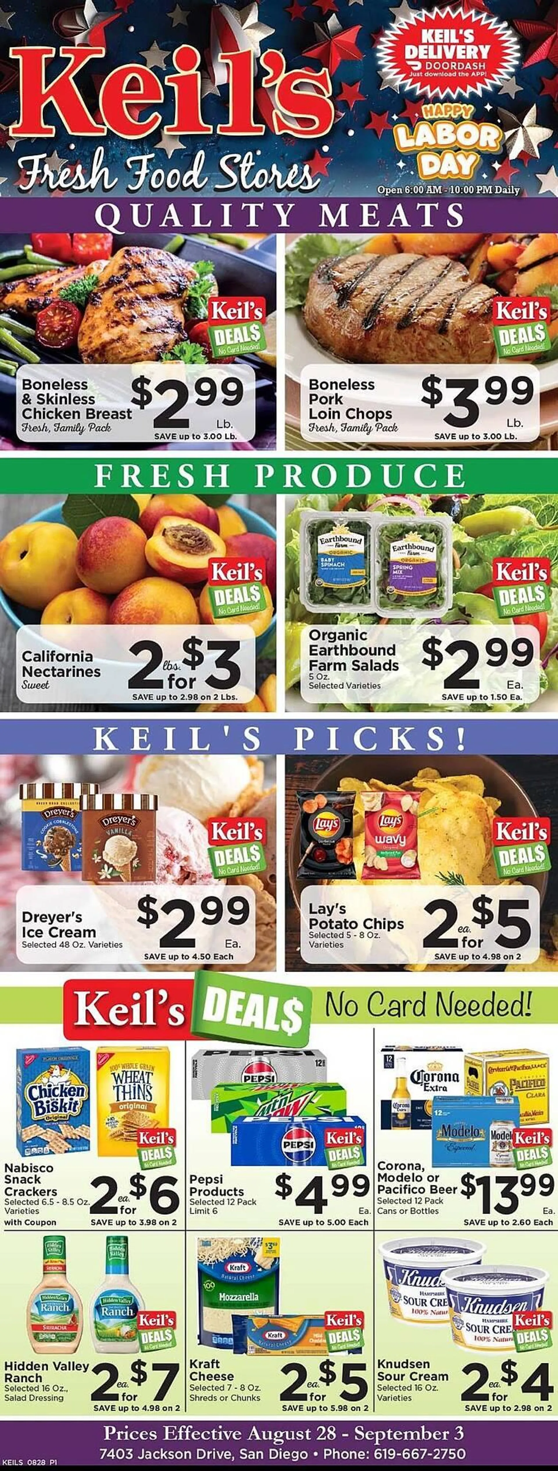 Keils Fresh Food Stores Weekly Ad - 1