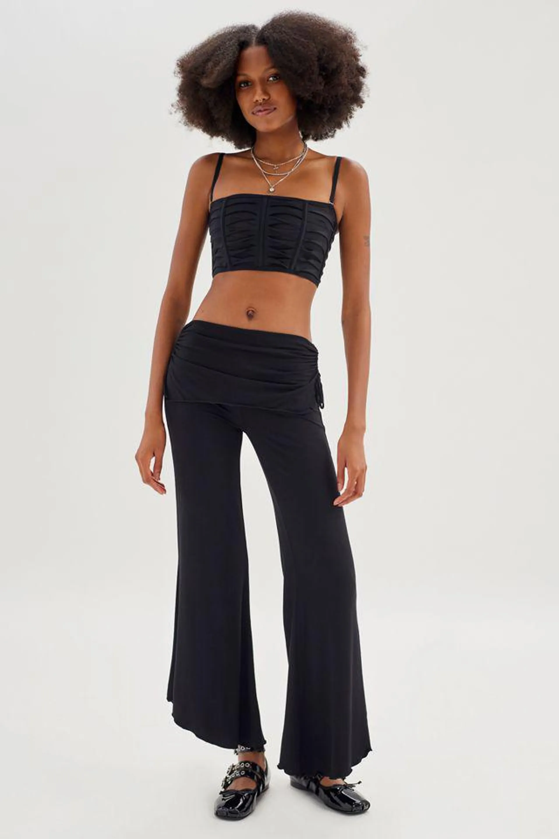 Out From Under Low-Rise Foldover Lounge Pant