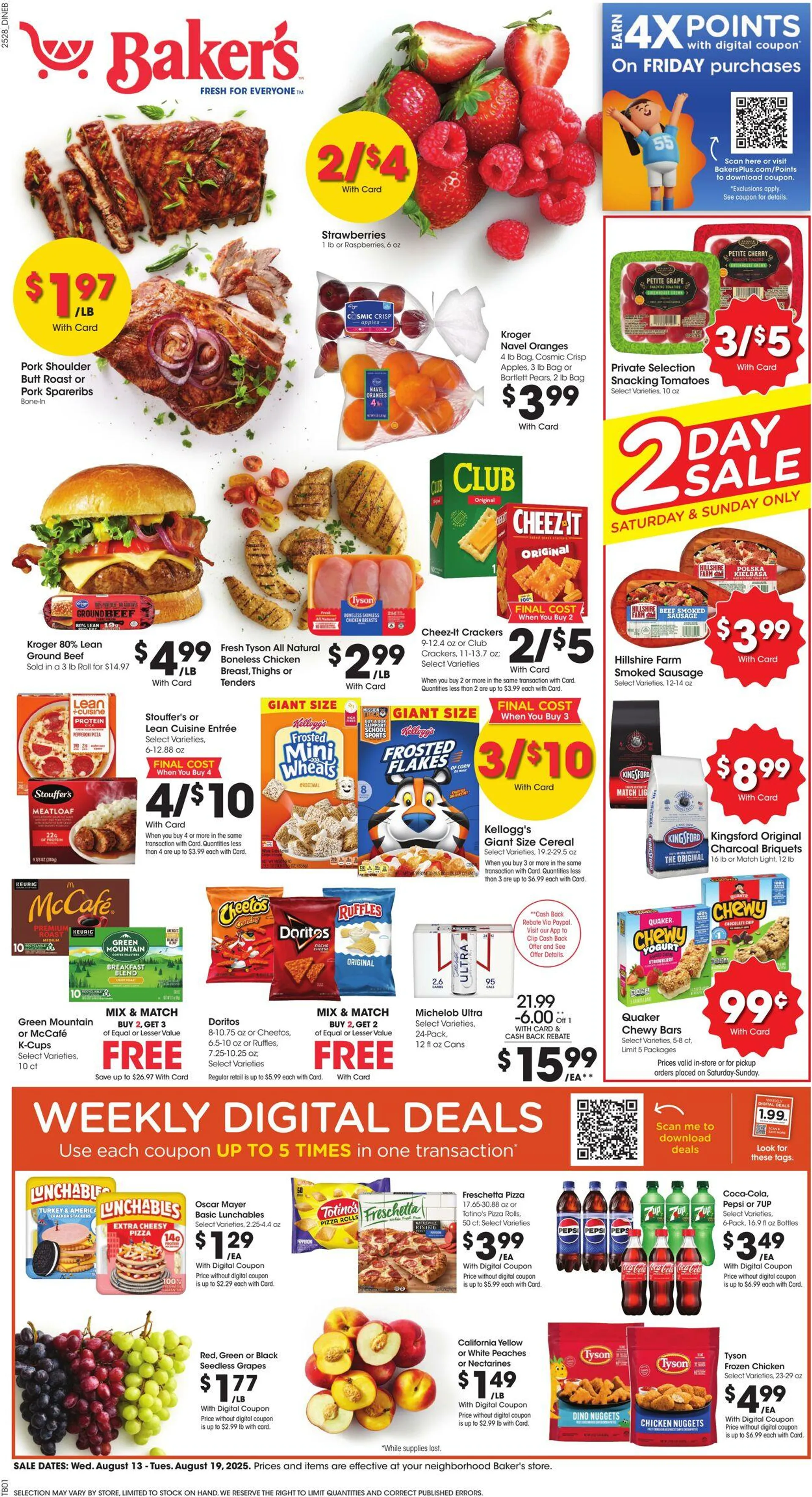 Weekly ad Baker's from August 13 to August 19 2025 - Page 1