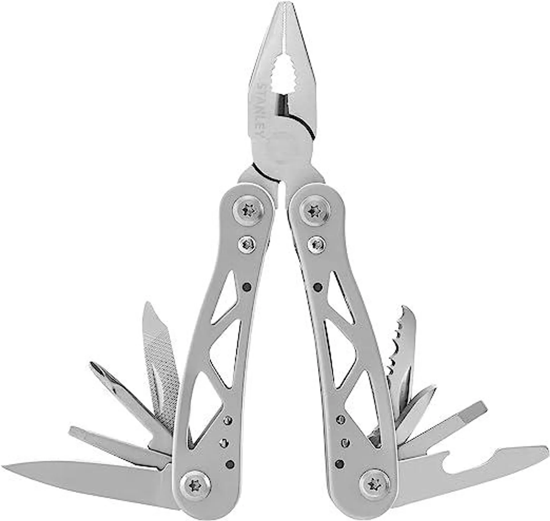 Stanley 0-84-519 12 in 1 Multi-Tool with holster, Silver