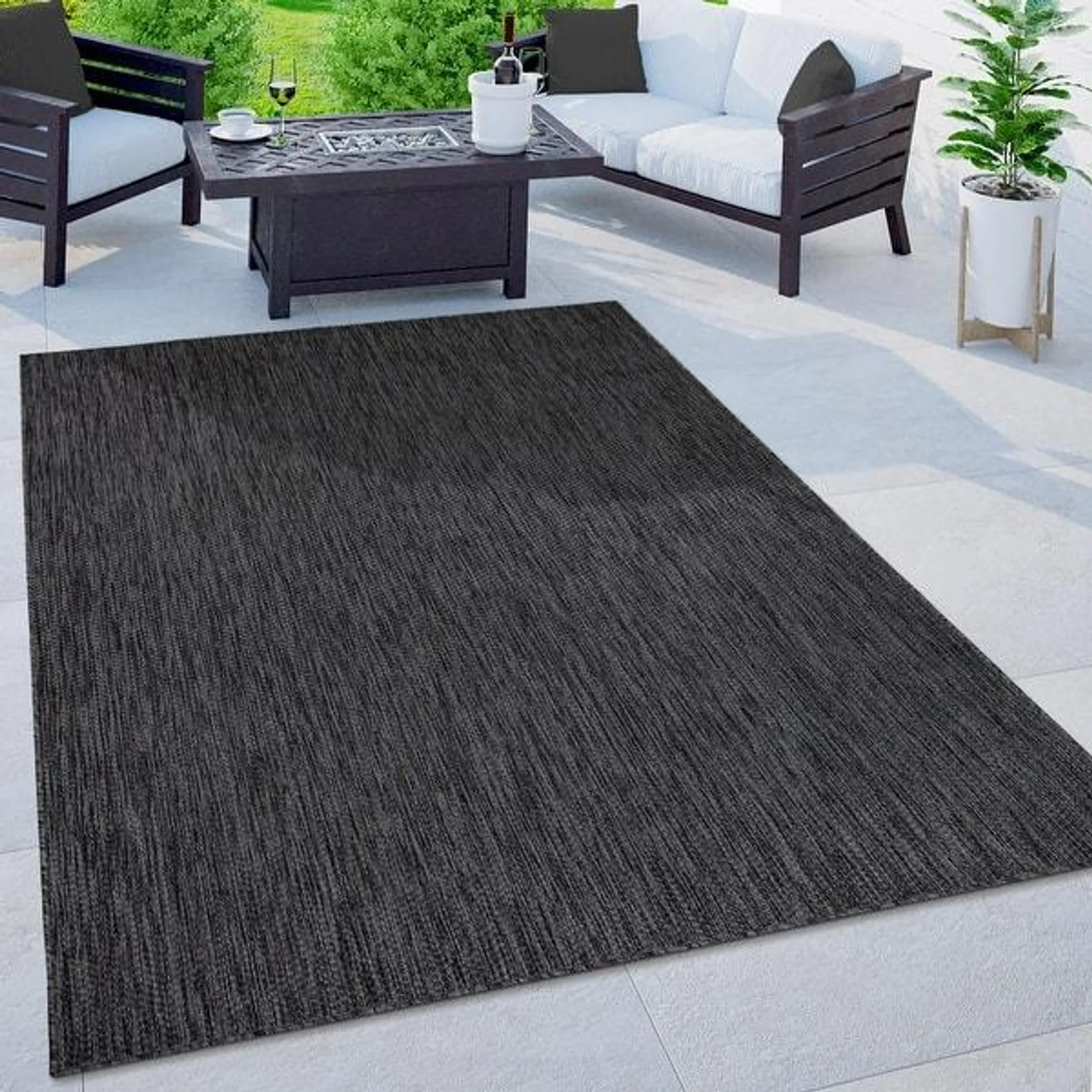 Variegated Waterproof Outdoor Rug for Patio