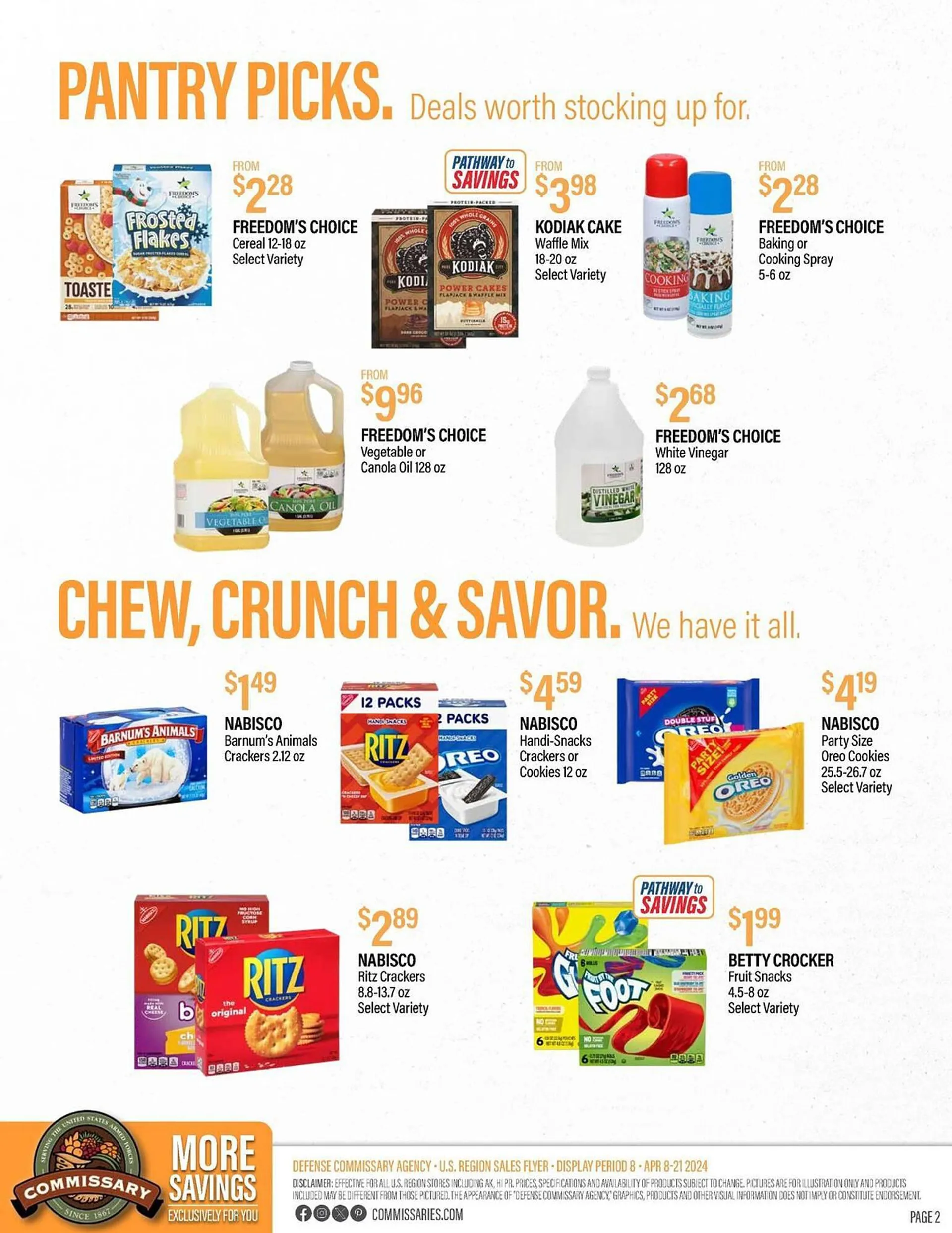 Weekly ad Commissary Weekly Ad from April 8 to April 21 2024 - Page 2
