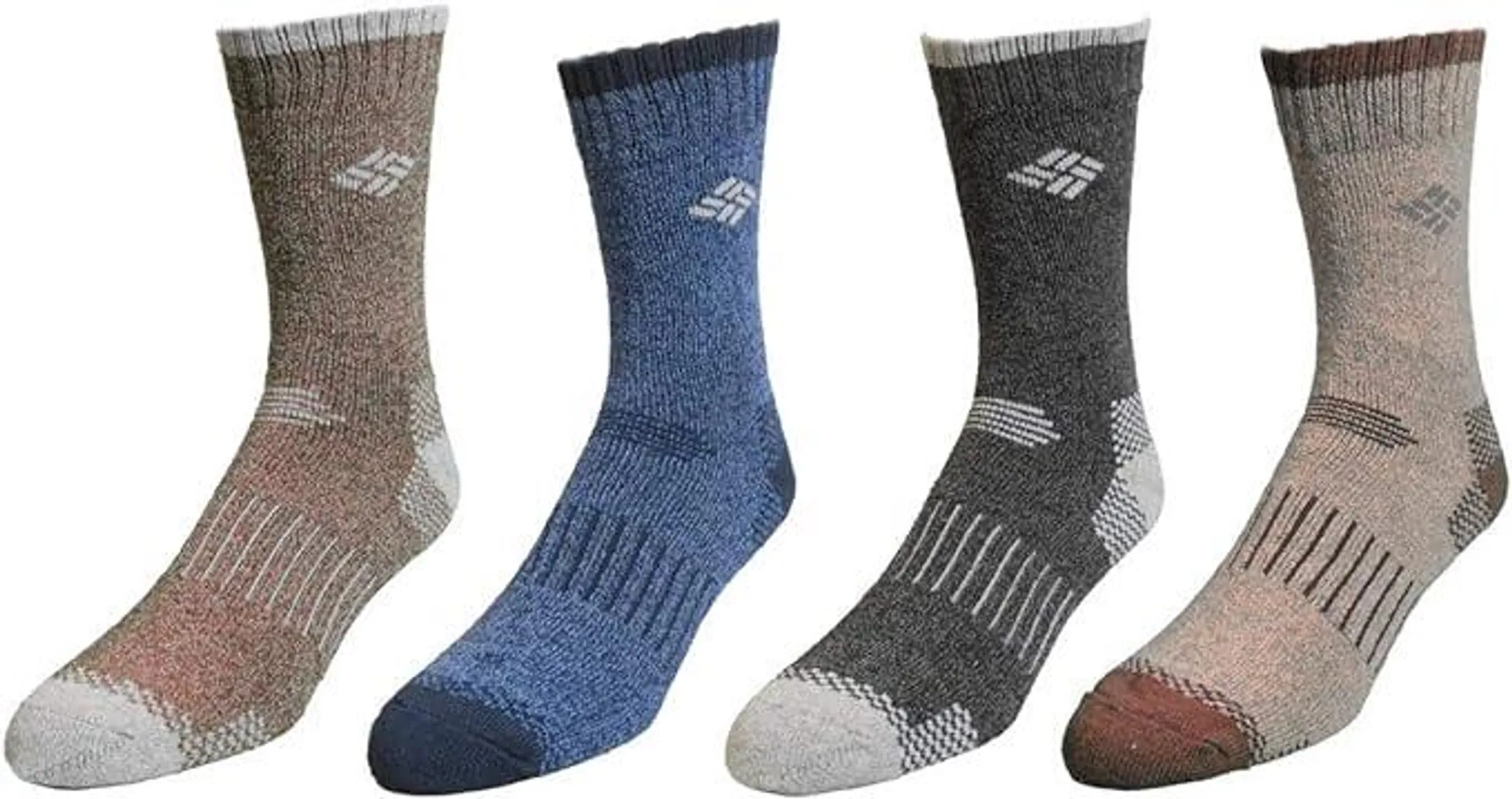 Columbia Men's 4 Pack Moisture Control Crew Socks