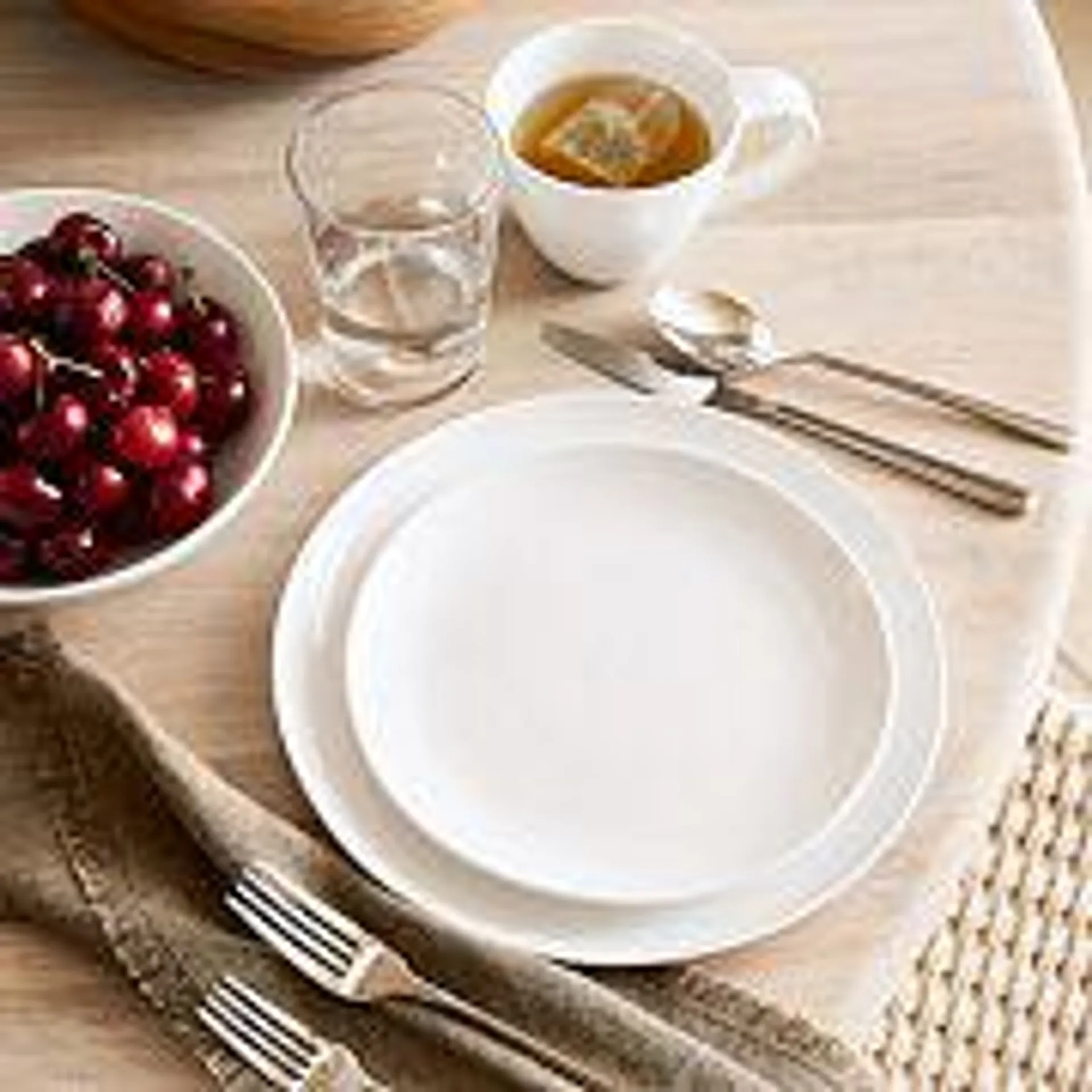 Pure Coupe Stoneware Dinner Plate Sets