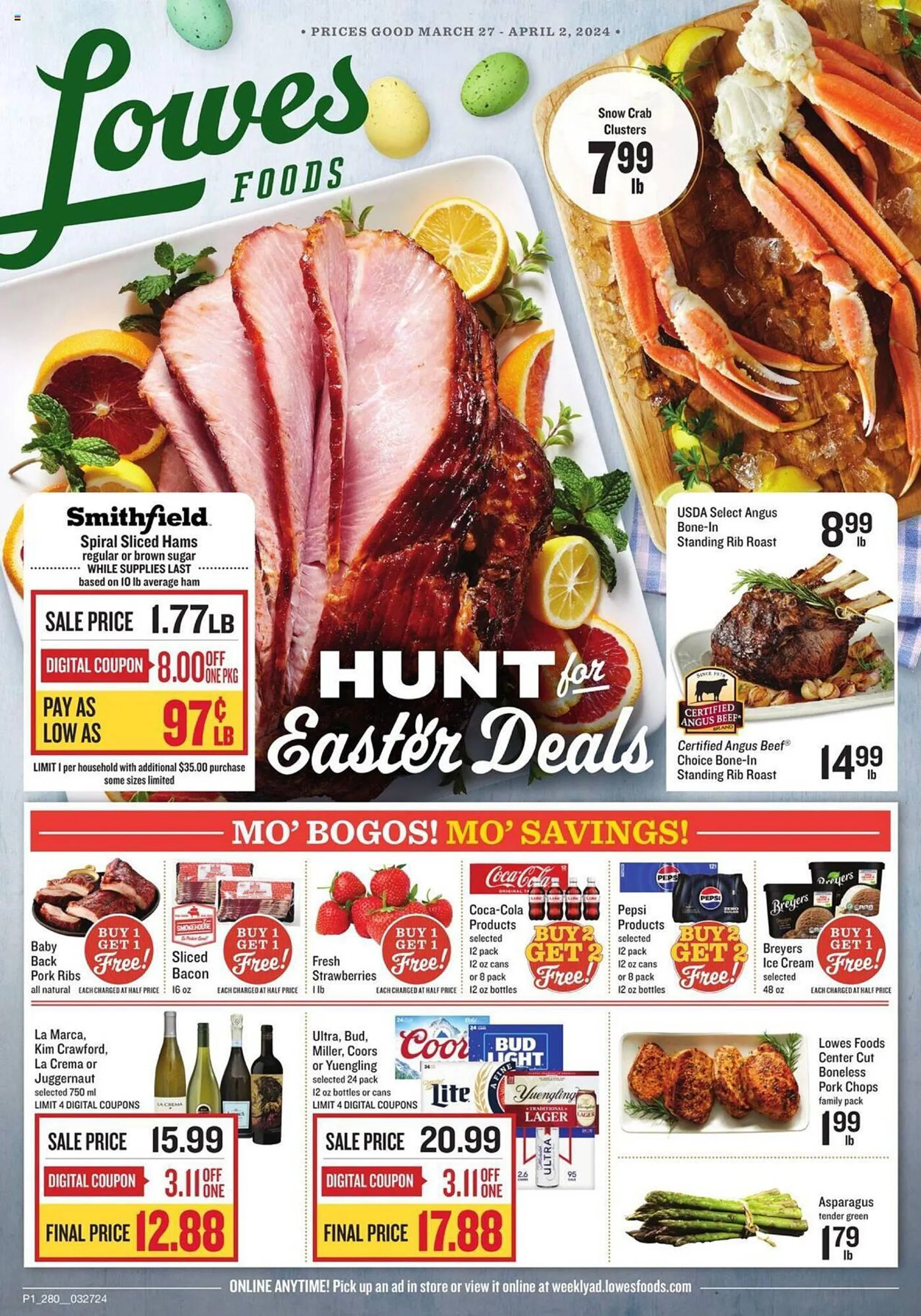 Weekly ad Lowes Foods Weekly Ad from March 27 to April 2 2024 - Page 