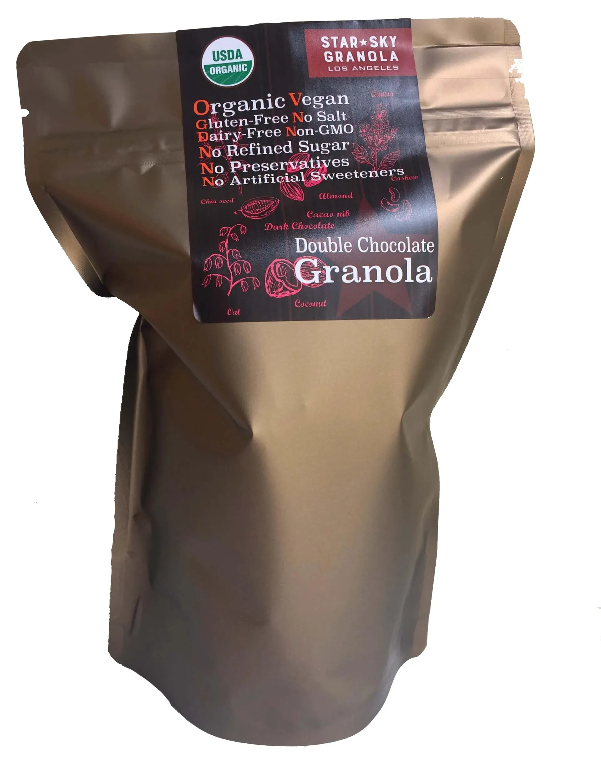 Organic Granola Double Chocolate