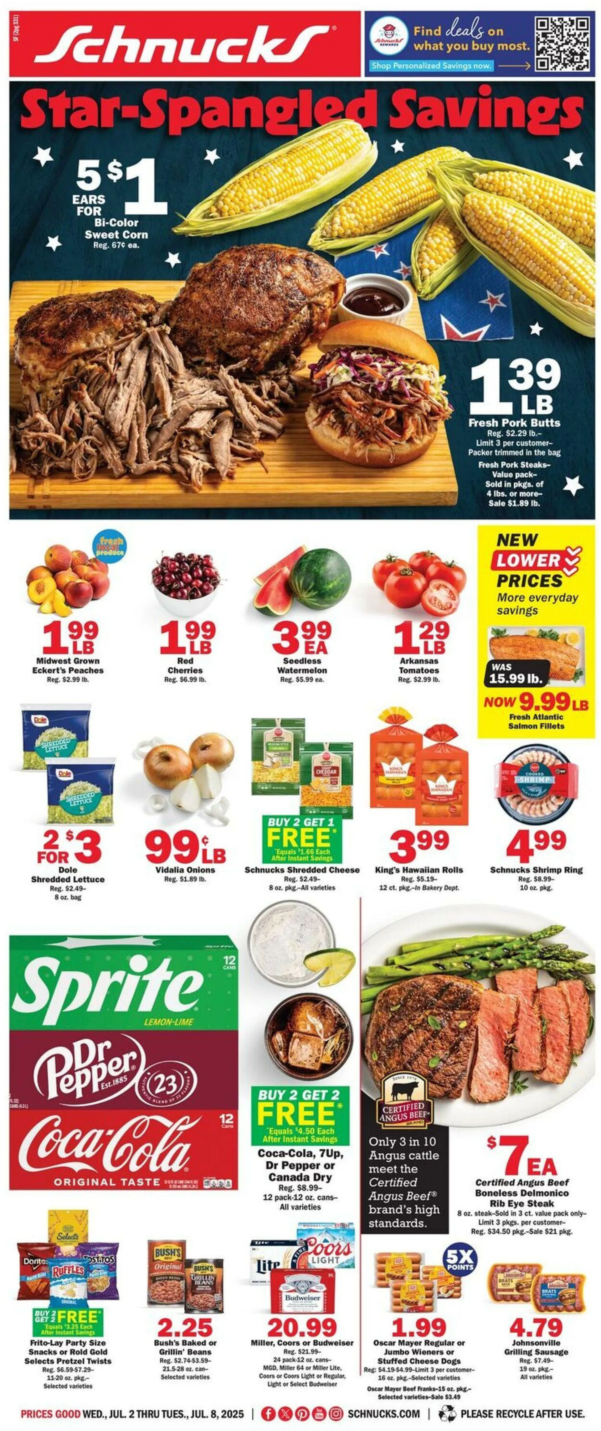 Weekly ad Schnucks Current weekly ad from July 2 to July 8 2025 - Page 1