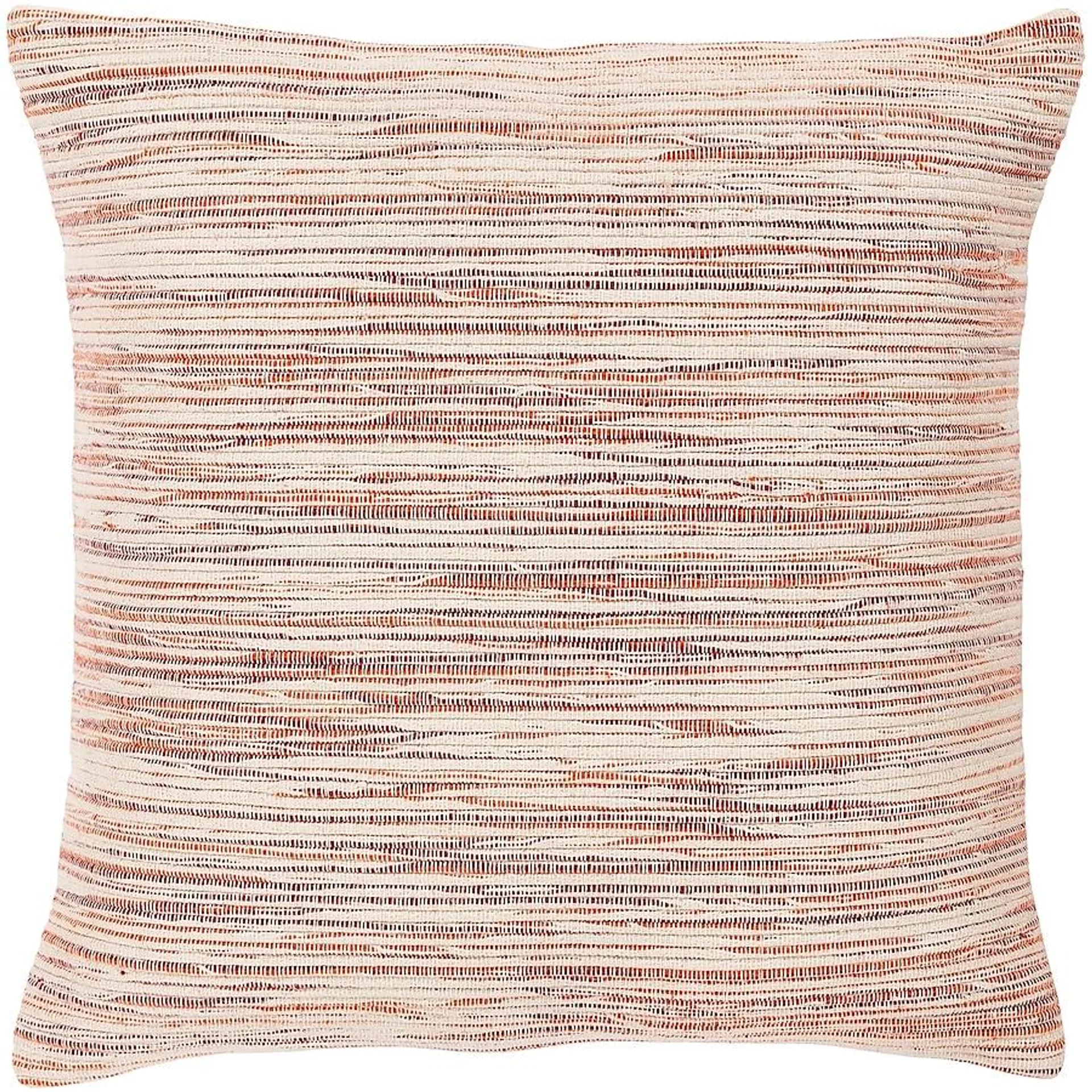 Livabliss Zuma 18-in x 18-in Orange Indoor Decorative Pillow