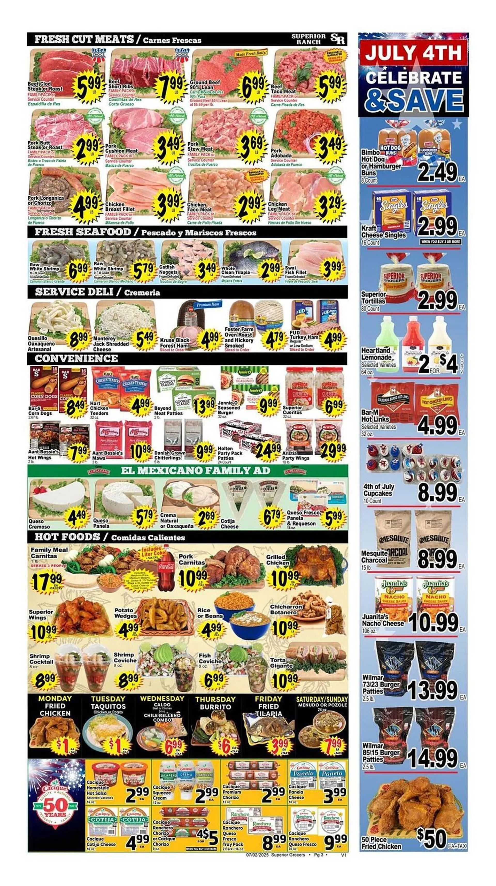 Weekly ad Superior Grocers Weekly Ad from July 2 to July 8 2025 - Page 3