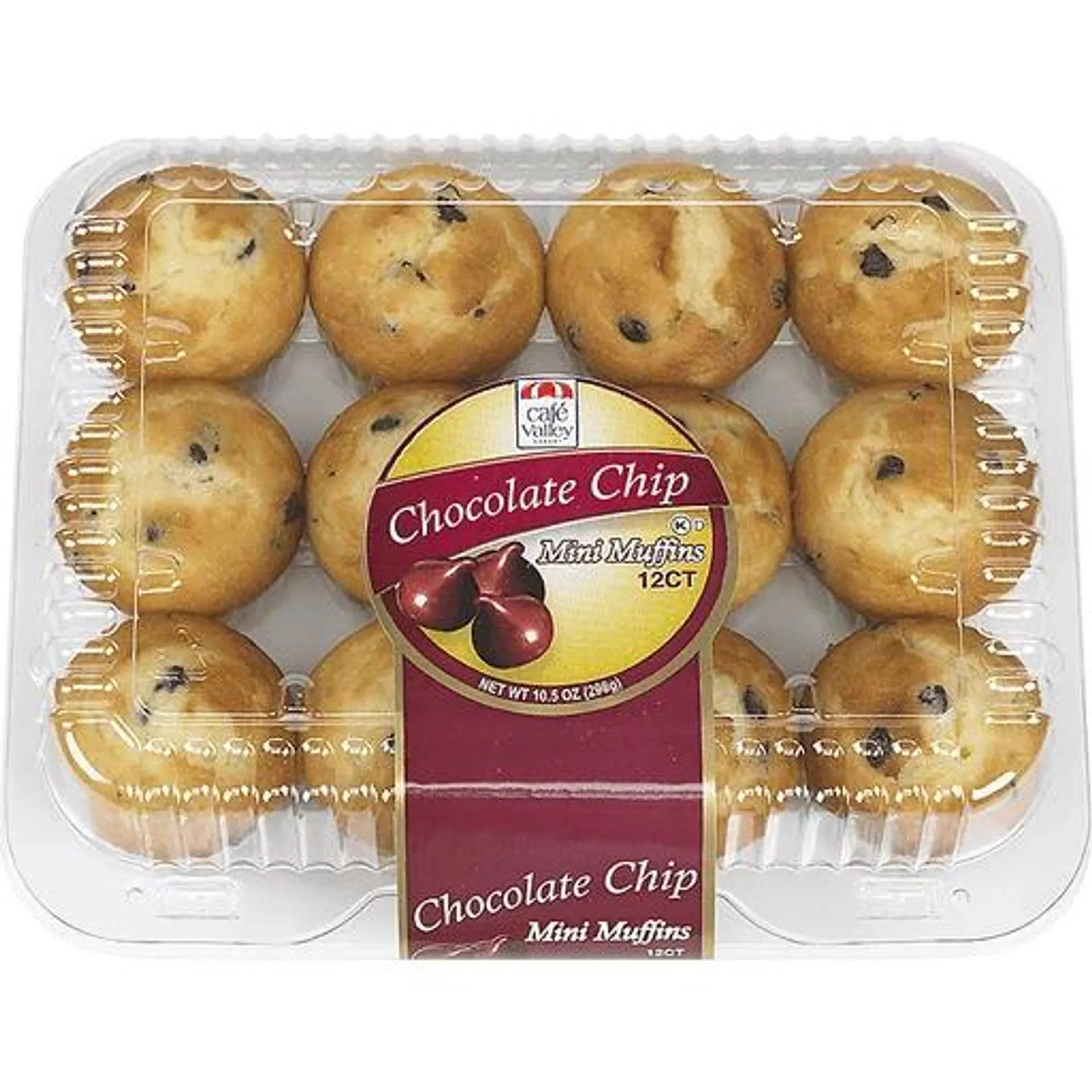 Cafe Valley Mini Chocolate Chip Muffins