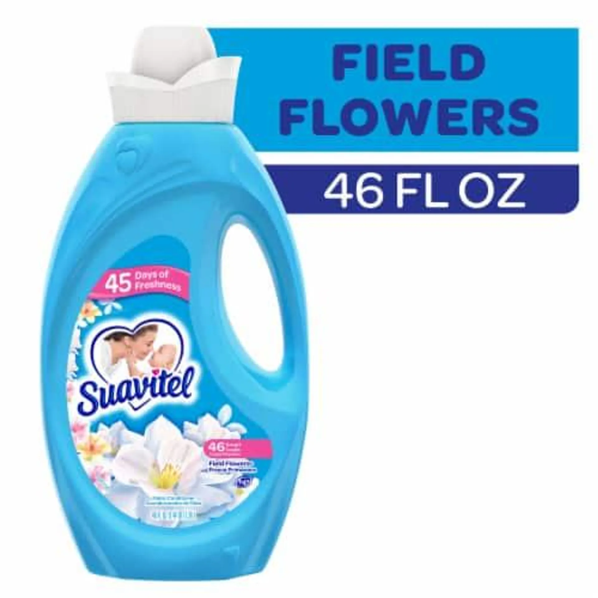 Suavitel Liquid Fabric Conditioner Laundry Fabric Softener Field Flowers Scent