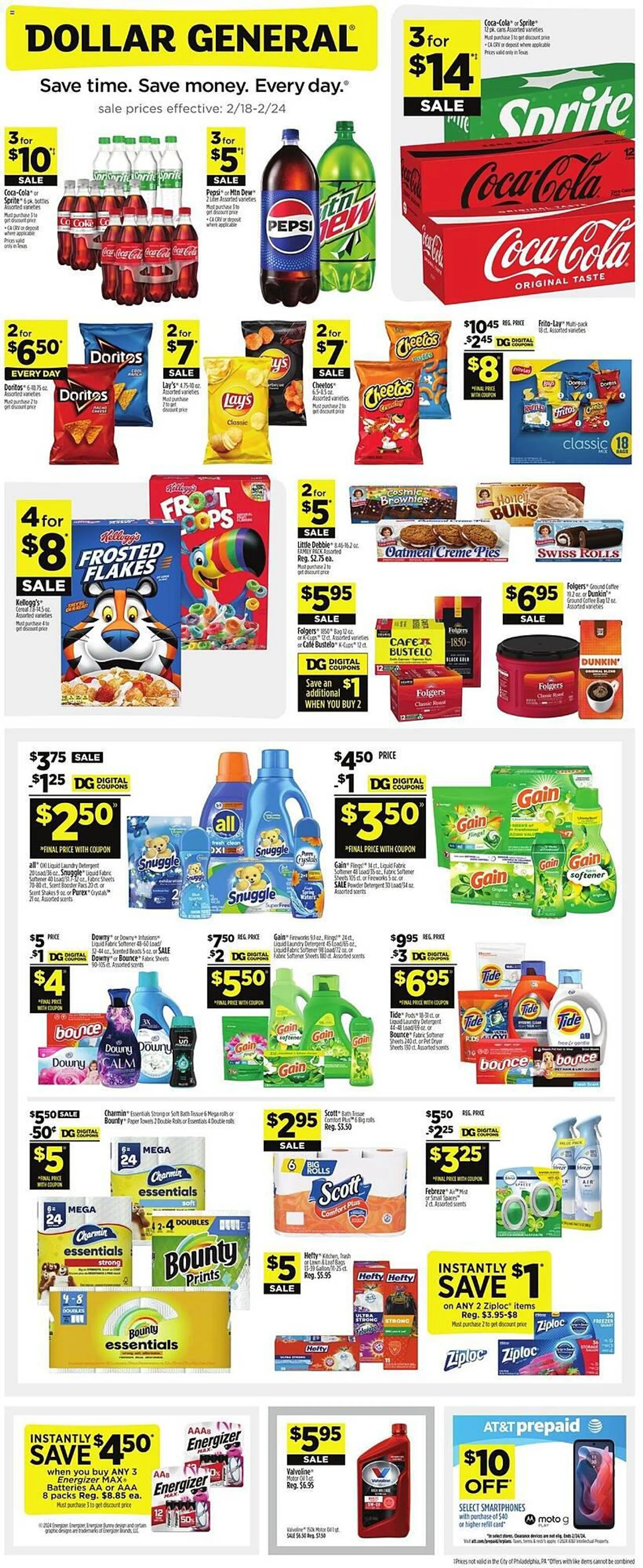 Dollar General Weekly Ad valid until February 24, 2024