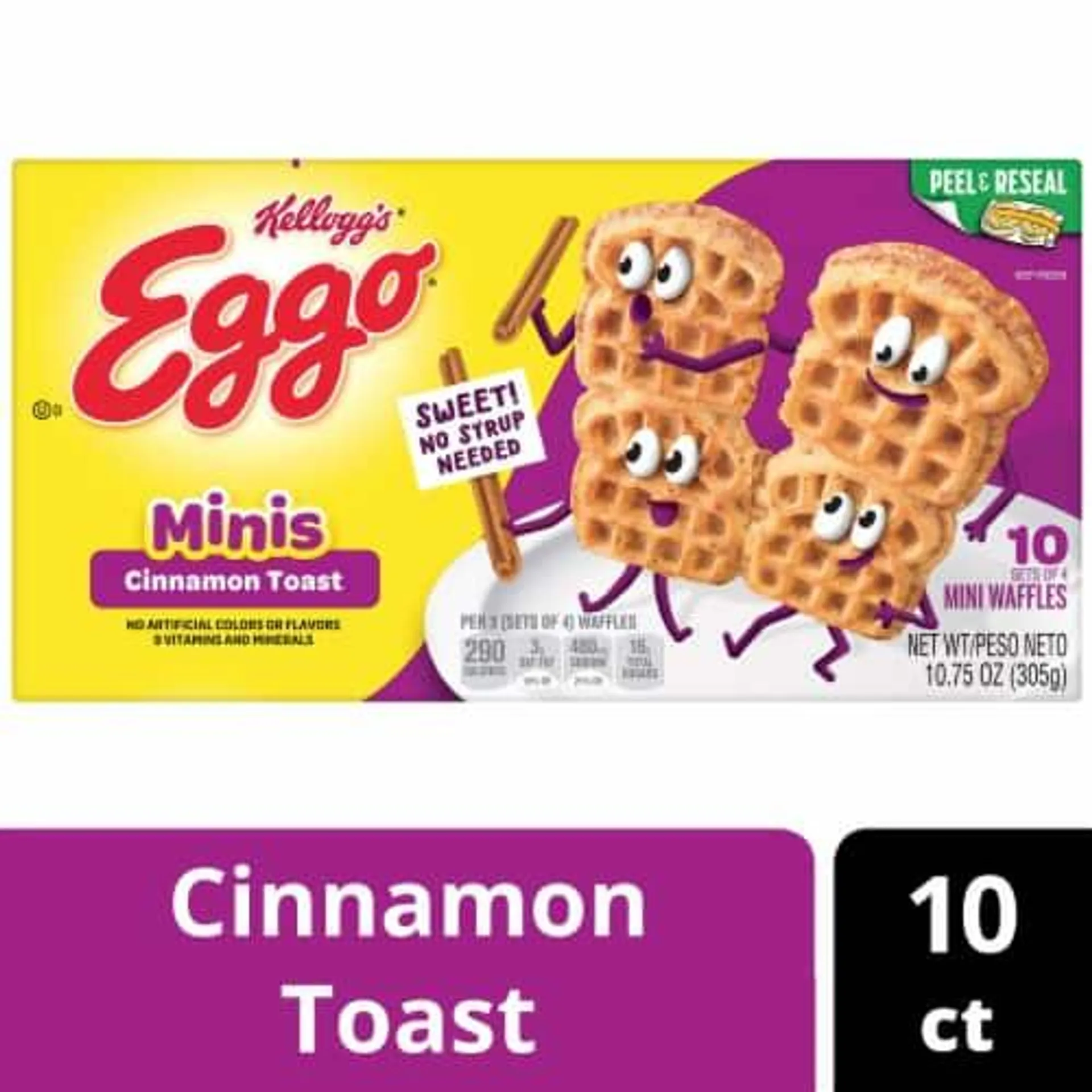 Kellogg's® Eggo® Minis Cinnamon Toast Frozen Waffle Bites