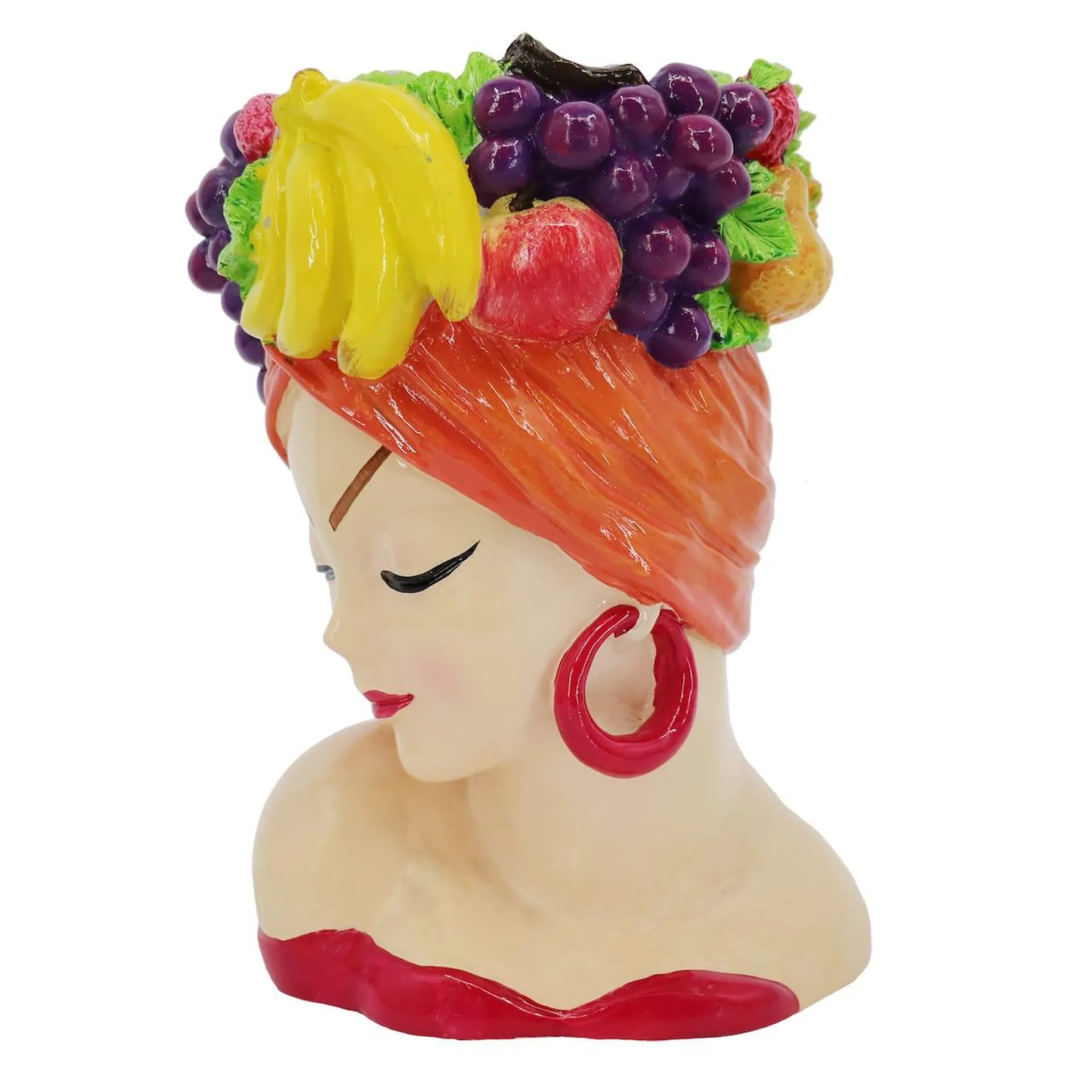 9" Lady with Fruit Hat Container by Ashland®