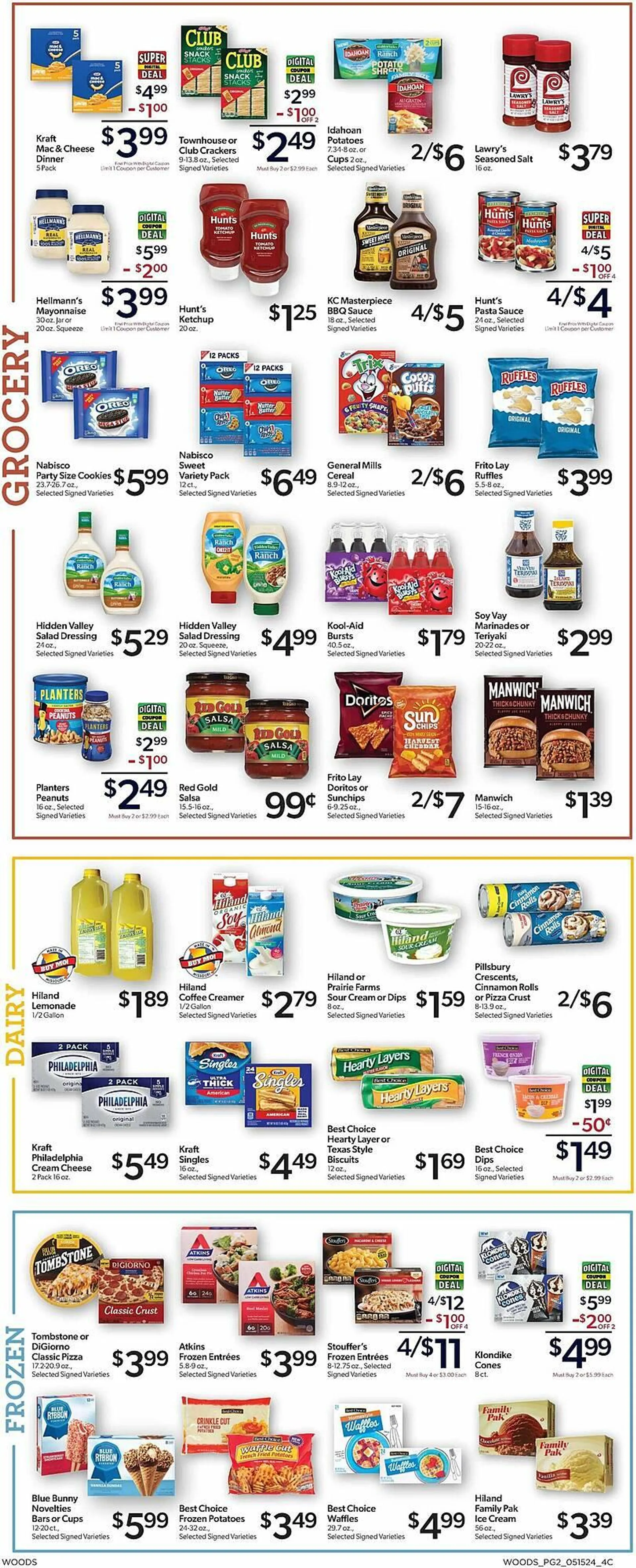 Woods Supermarket Weekly Ad - 2