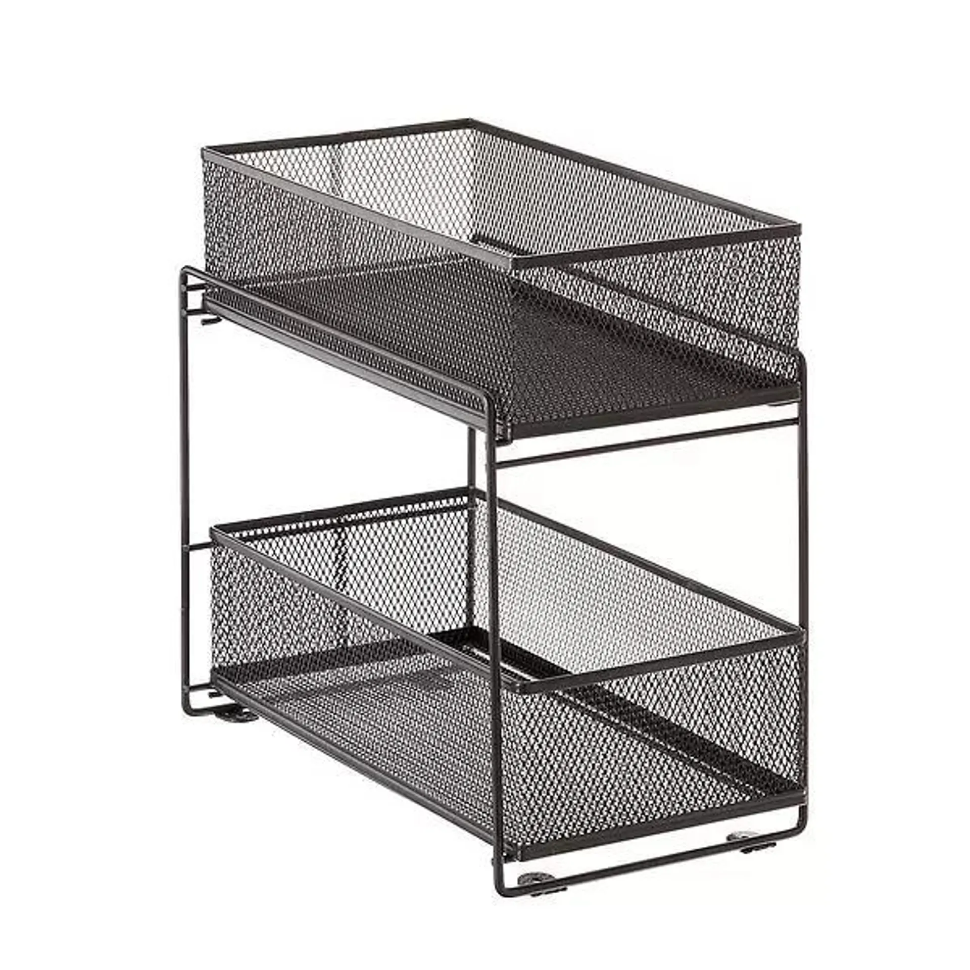 2-Drawer Mesh Organizer Graphite