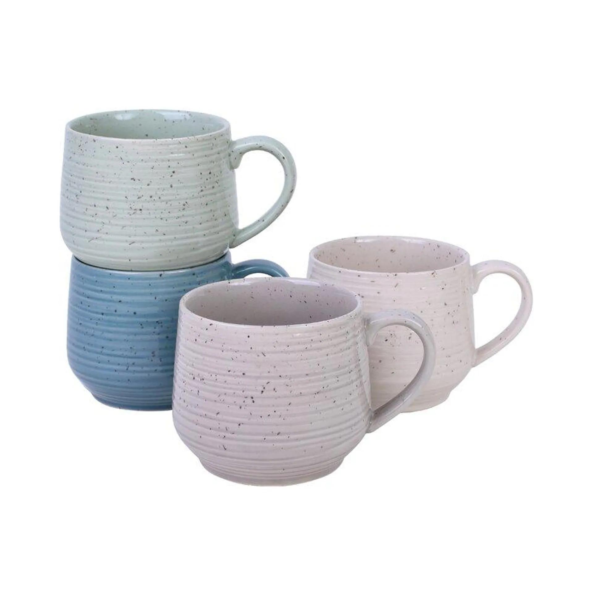 Set of 4 Siterra Artist's Blend Coffee Mugs