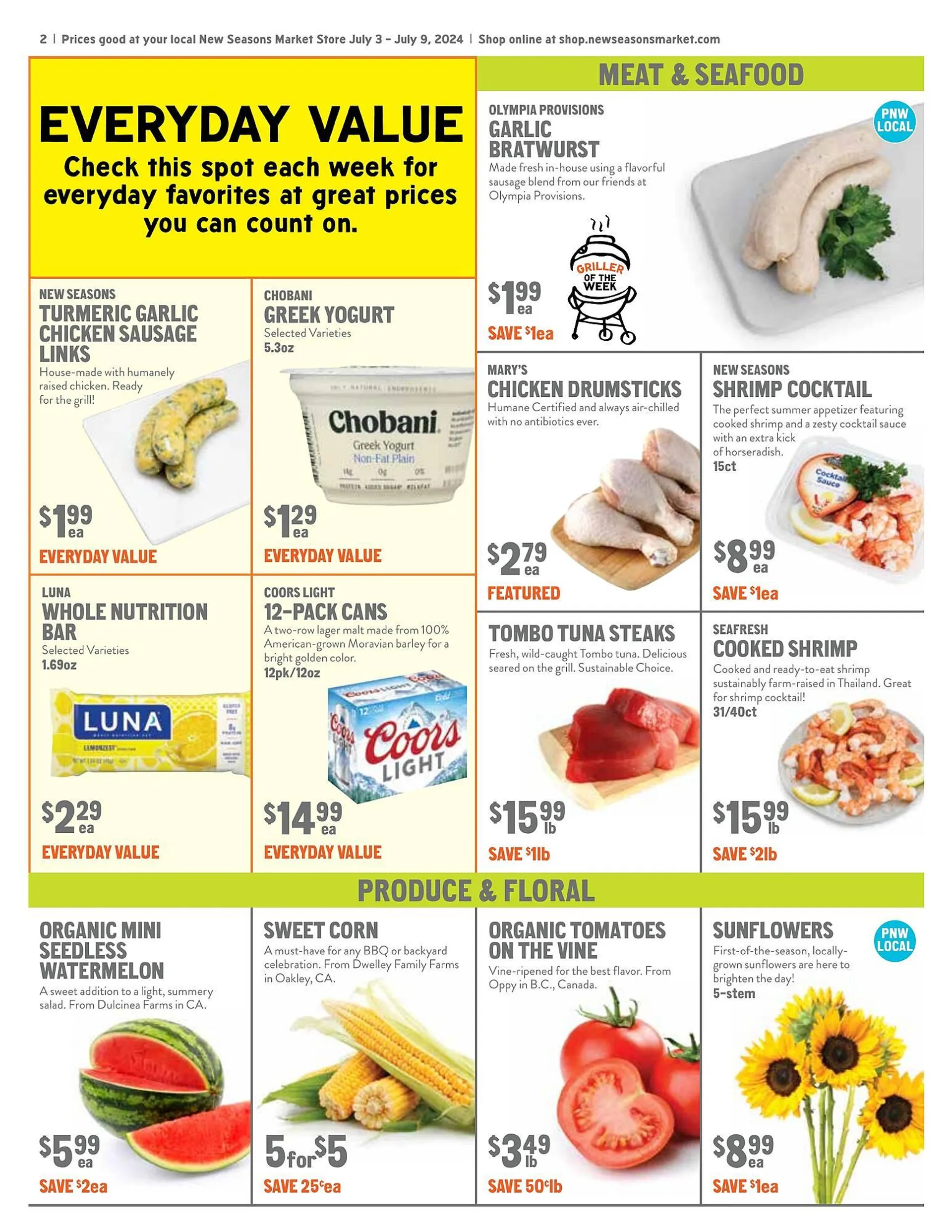 Weekly ad New Seasons Market ad from July 3 to July 9 2024 - Page 2