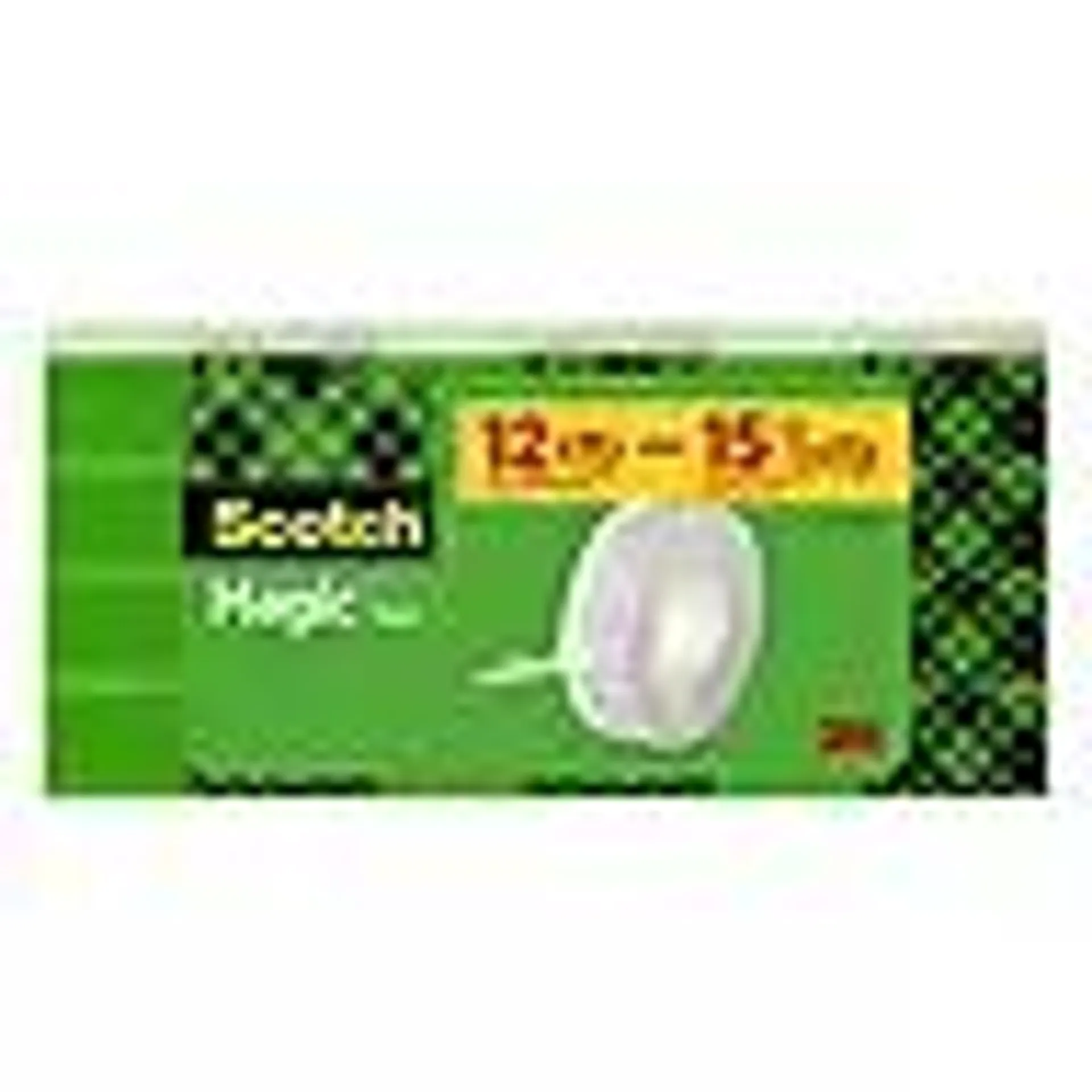 Scotch Magic Tape, 3/4" x 1296", 12 Refill Rolls/Pack