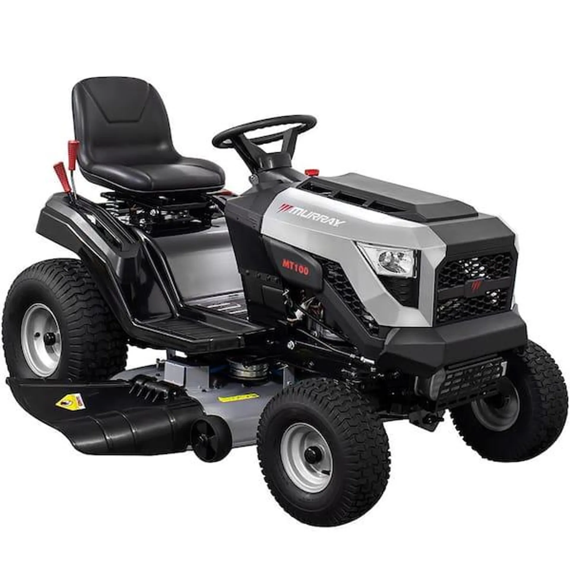 MT100 42 in. 13.5 HP 500cc E1350 Series Briggs and Stratton Engine 6-Speed Manual Gas Riding Lawn Tractor Mower