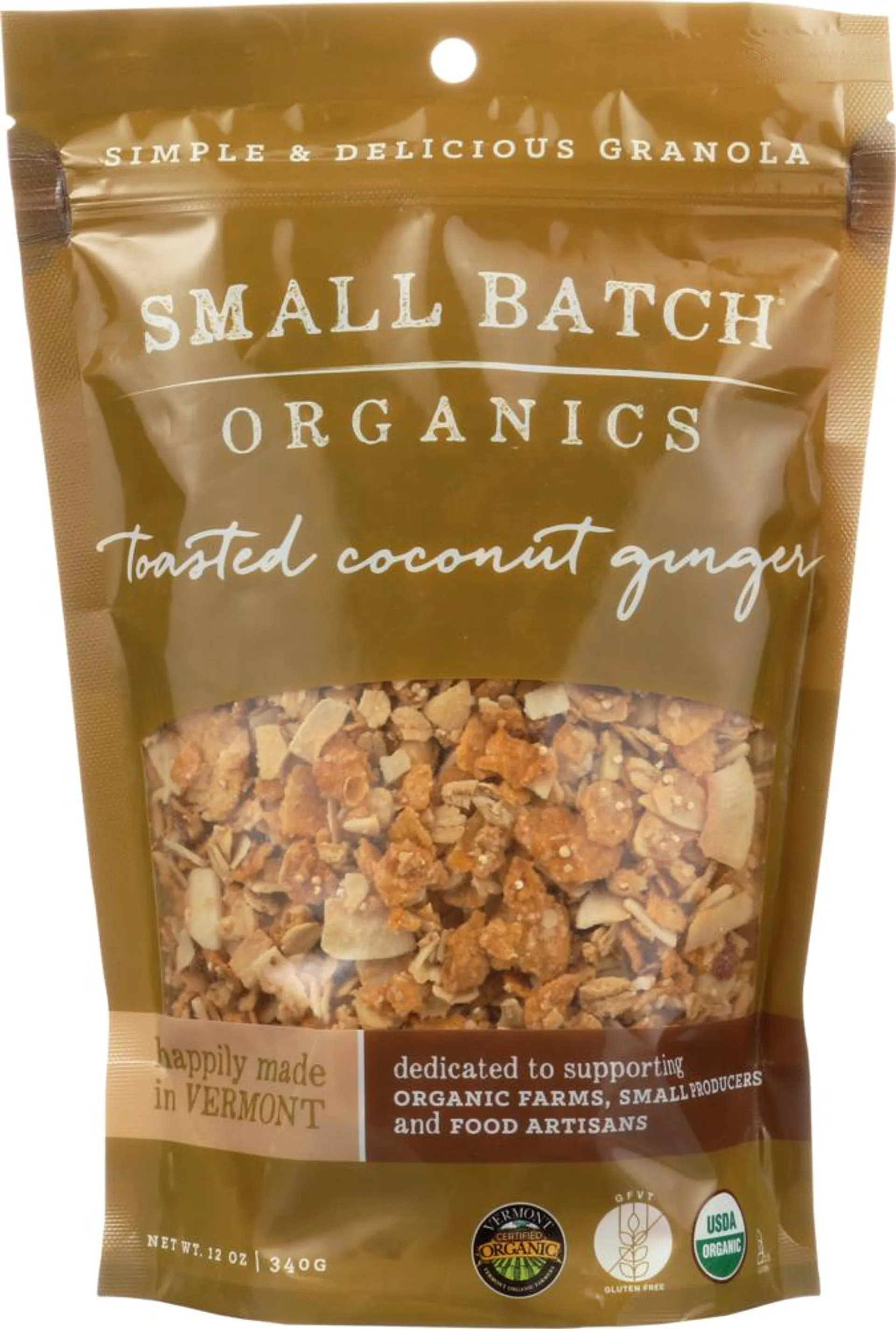 Organic Toasted Coconut Ginger