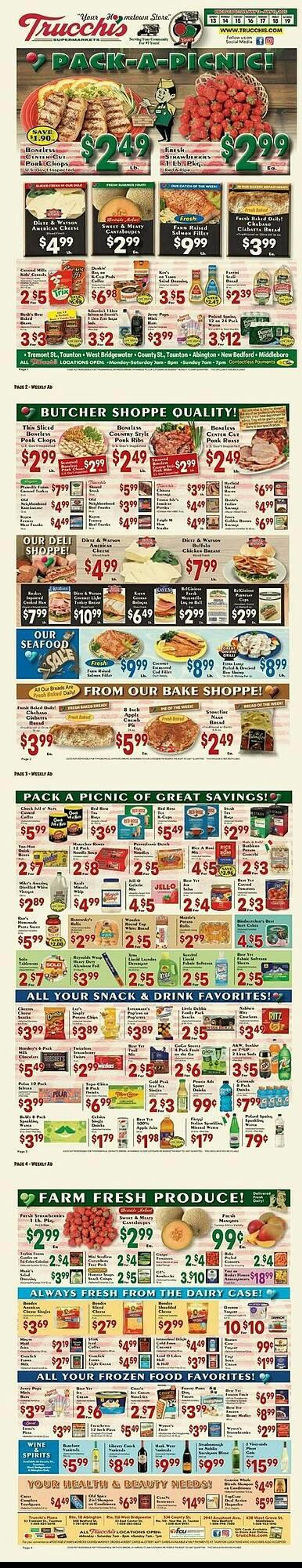 Weekly ad Trucchis Weekly Ad from July 13 to July 19 2025 - Page 1