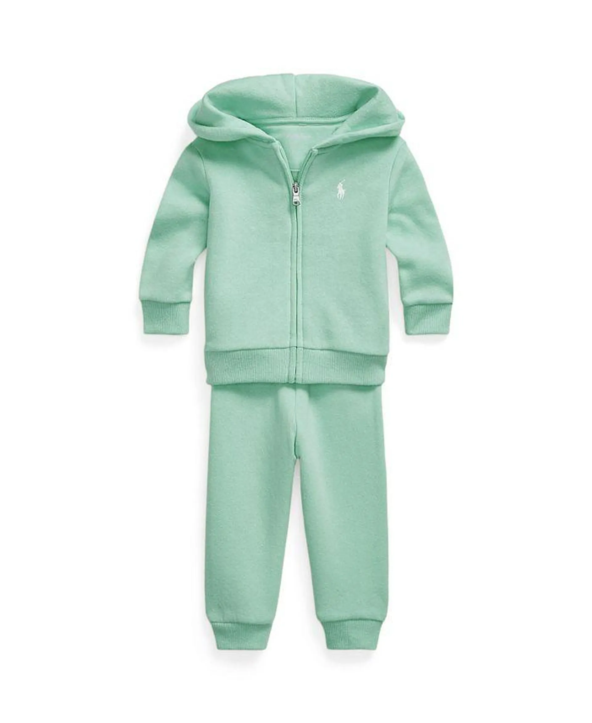 Baby Boys Fleece Full-Zip Hoodie and Pant Set