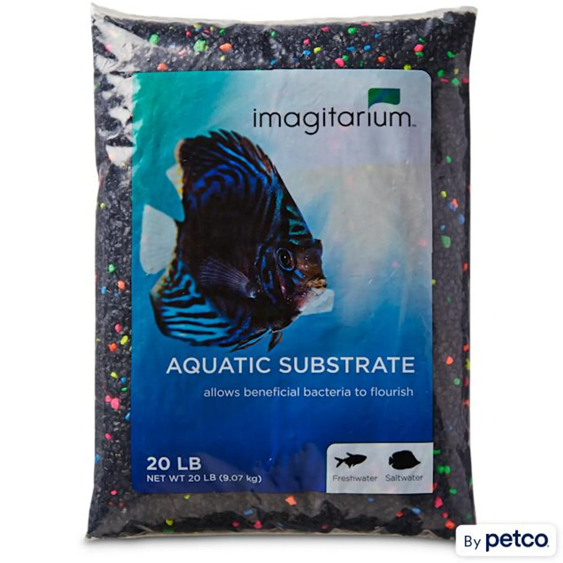 Imagitarium Black Lagoon Aquarium Gravel, 20 lbs.