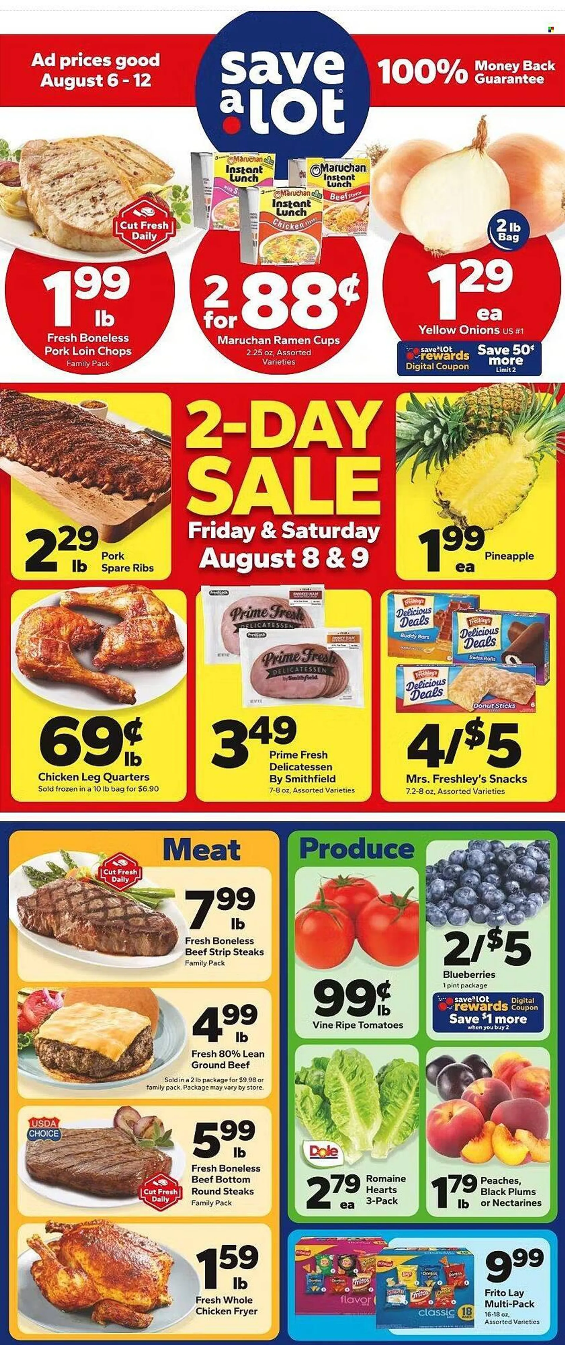 Weekly ad Save a Lot Weekly Ad from August 6 to August 12 2025 - Page 1