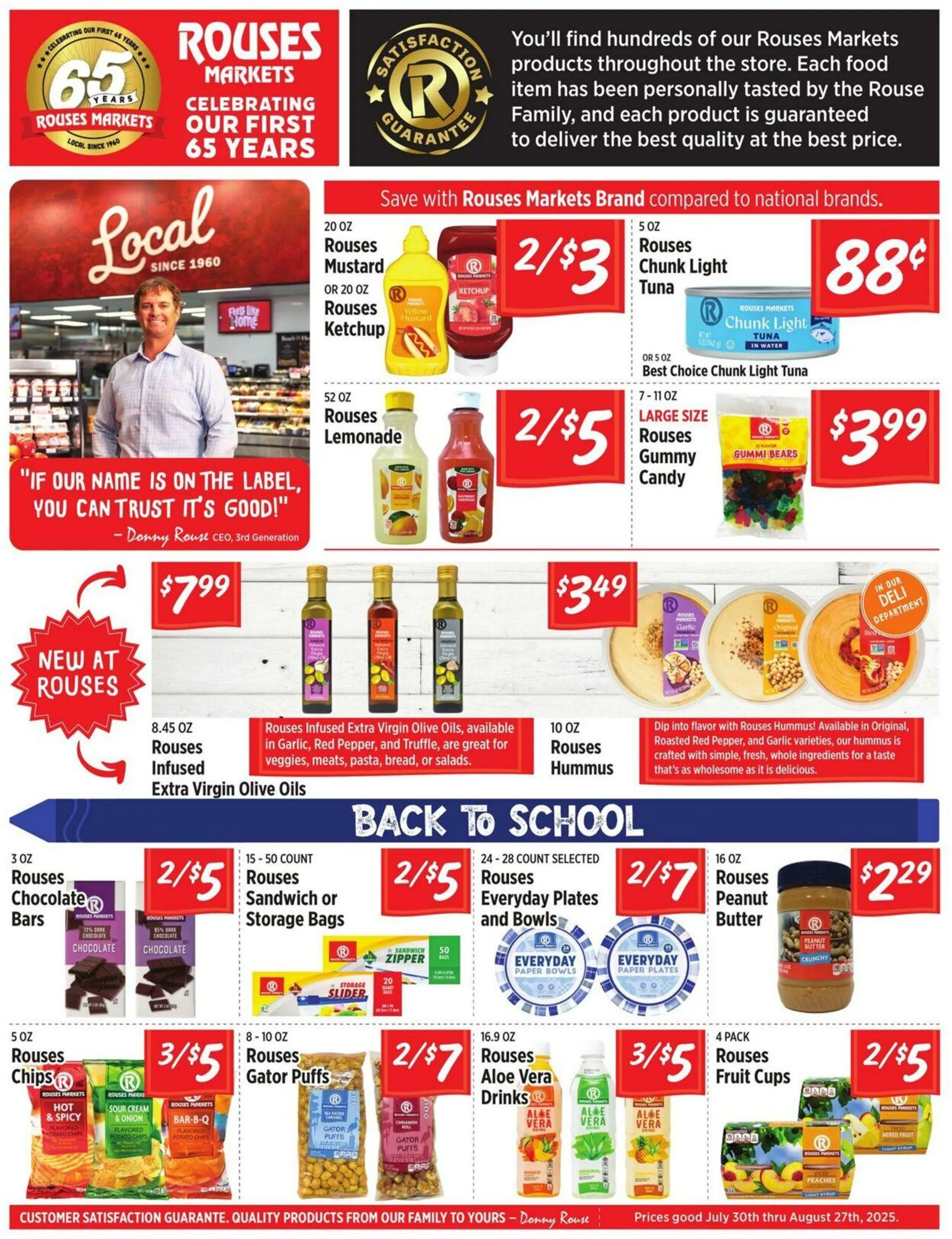 Weekly ad Rouses Current weekly ad from July 30 to August 27 2025 - Page 1