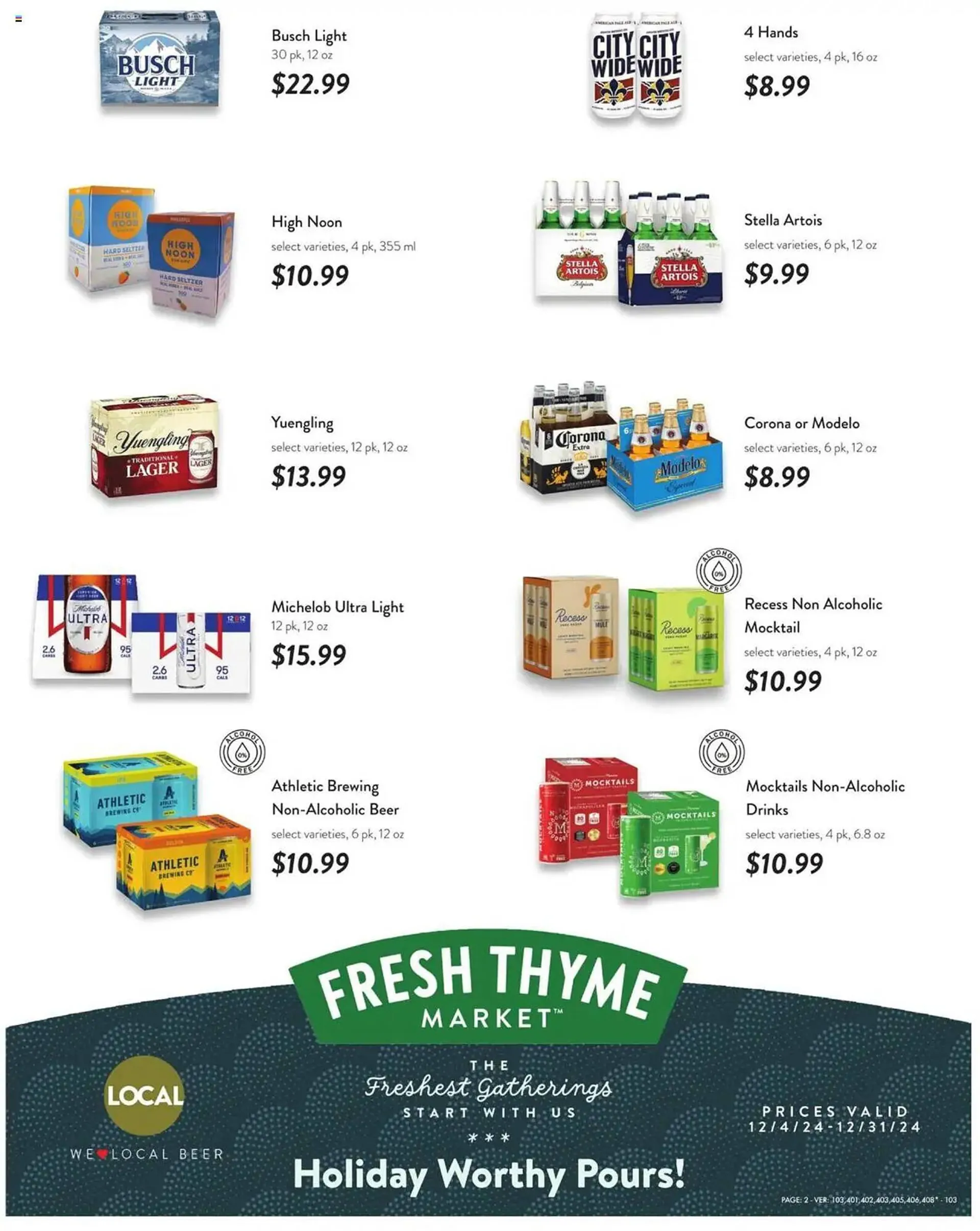 Weekly ad Fresh Thyme Weekly Ad from December 4 to December 31 2024 - Page 2