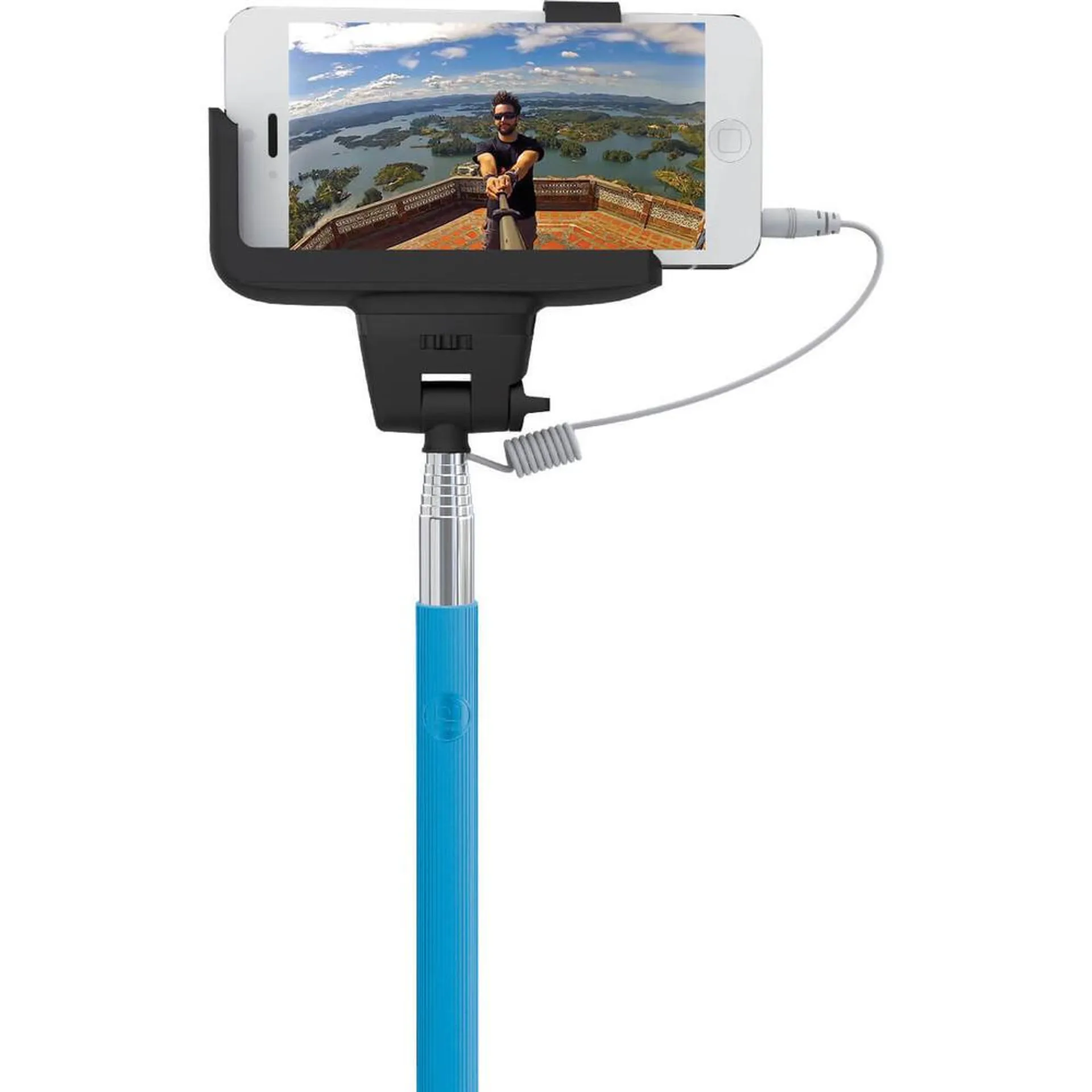 DGL HYSLFWRDBLU Selfie Stick Self-portrait Extendable Monopod (Blue)