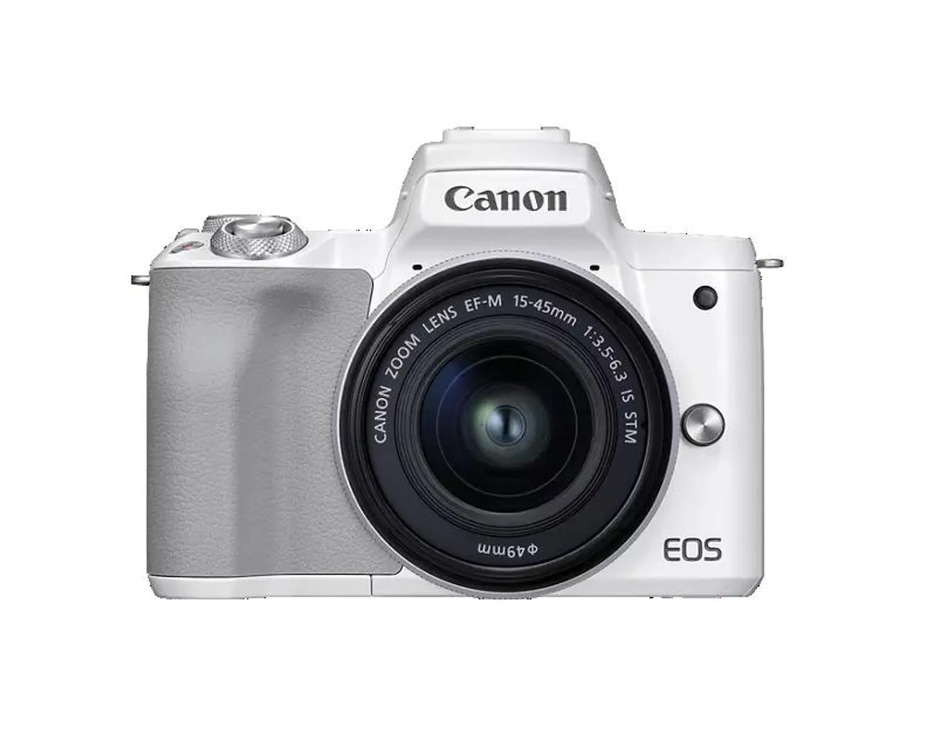 Refurbished EOS M50 Mark II EF-M 15-45mm f/3.5-6.3 IS STM Lens Kit White