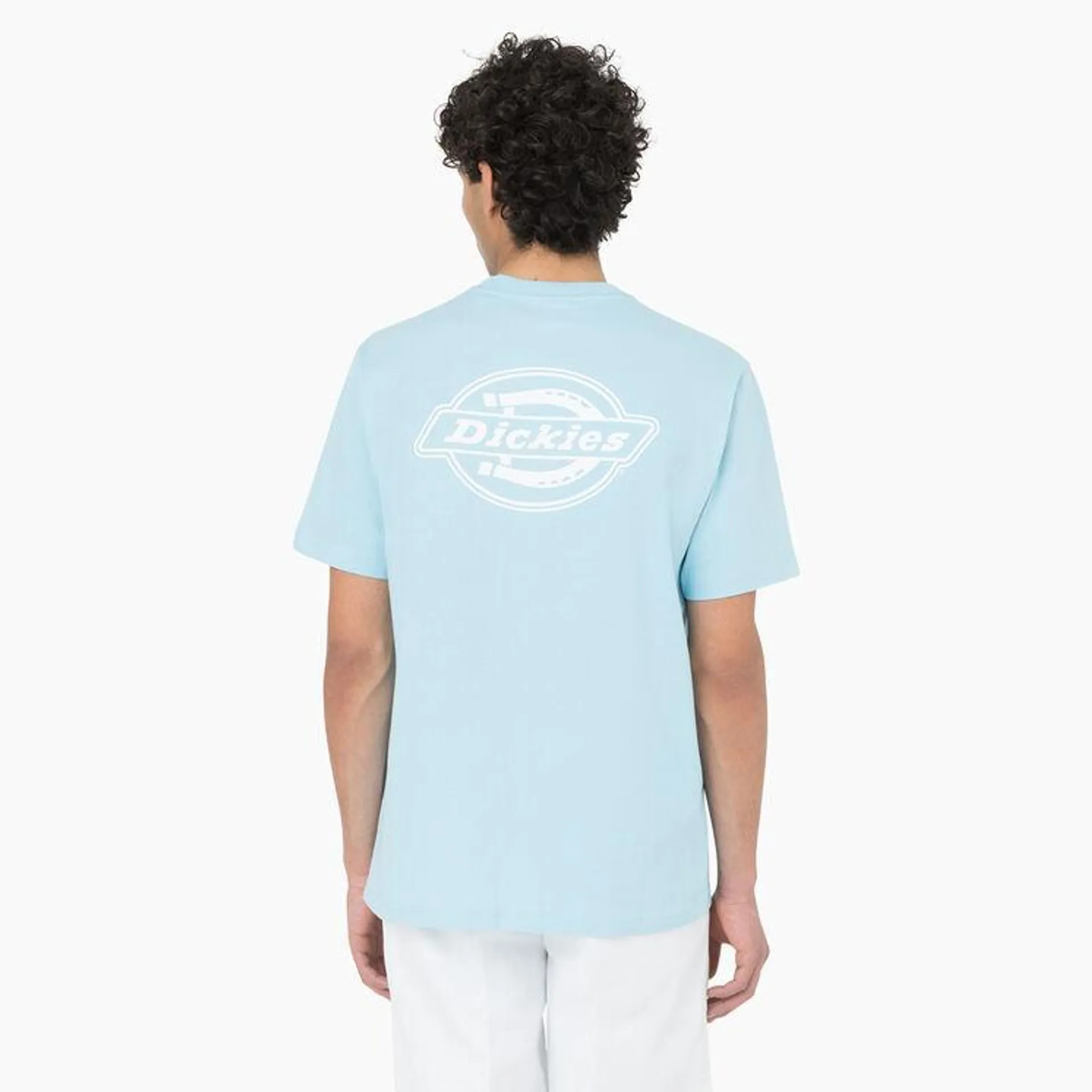 Back Logo Graphic T-Shirt, Sky Blue