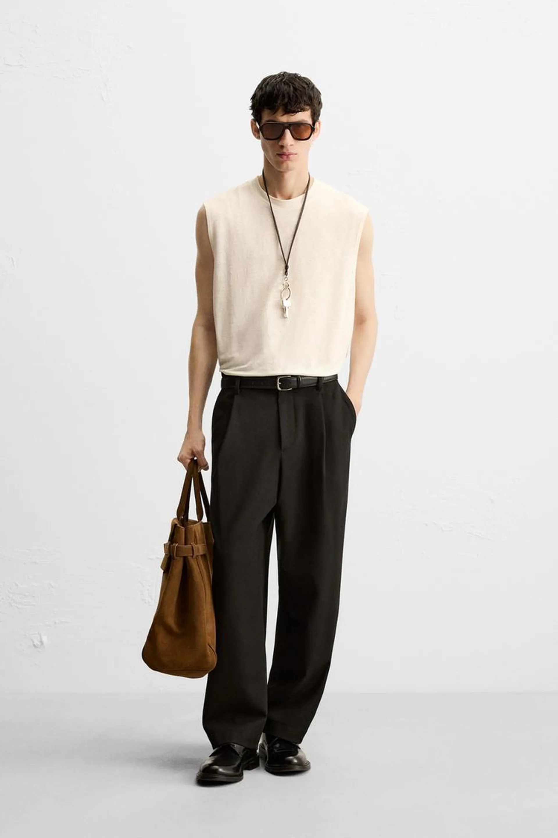 100% LINEN TANK TOP